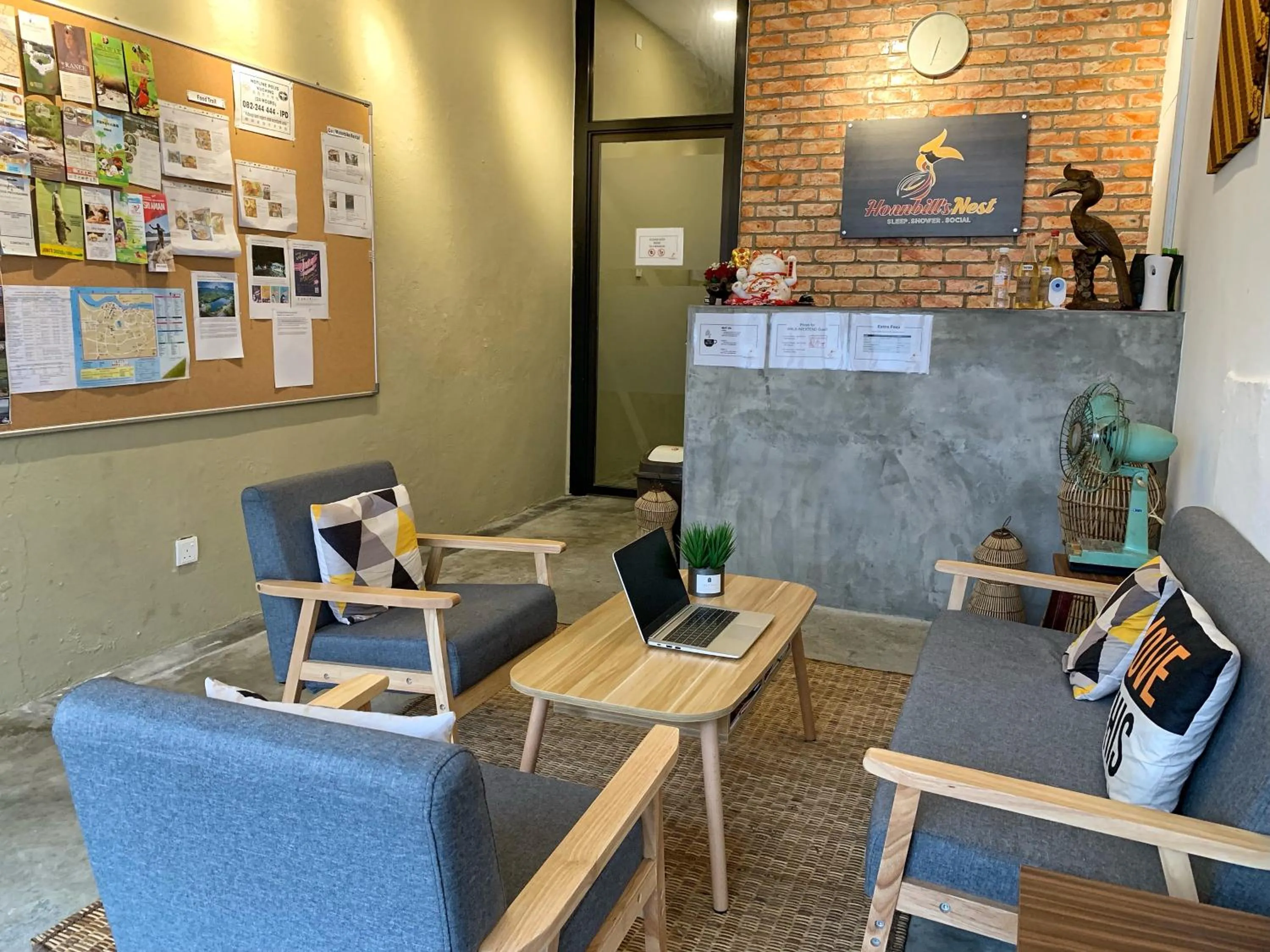 Lobby or reception in Hornbill's Nest Kuching