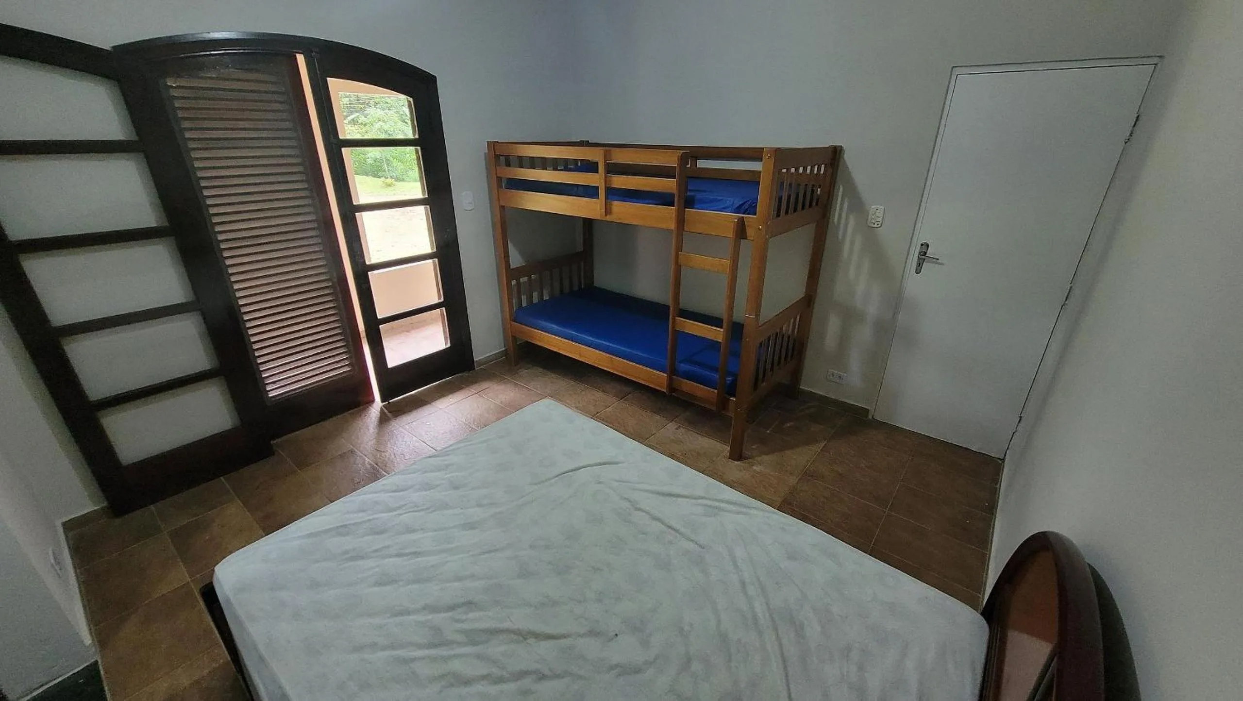 Bed in Eco Chalés Luar das Marés