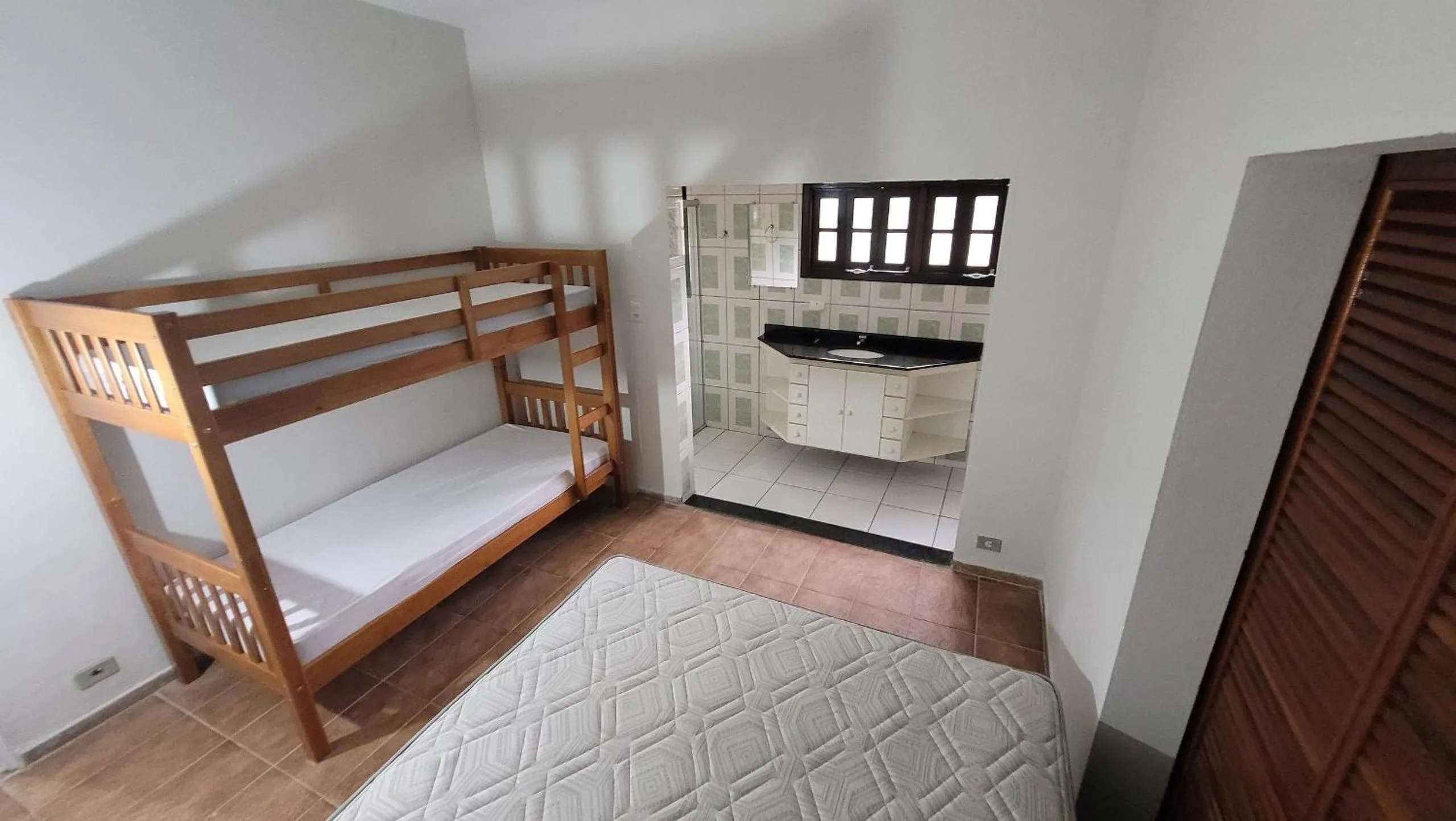 Bed in Eco Chalés Luar das Marés