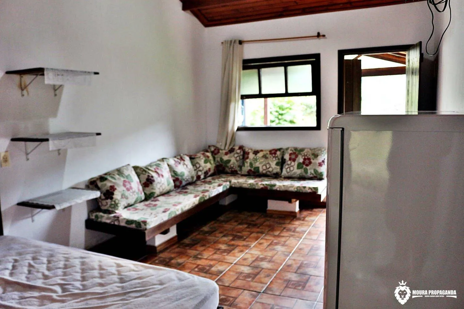 Seating area in Eco Chalés Luar das Marés