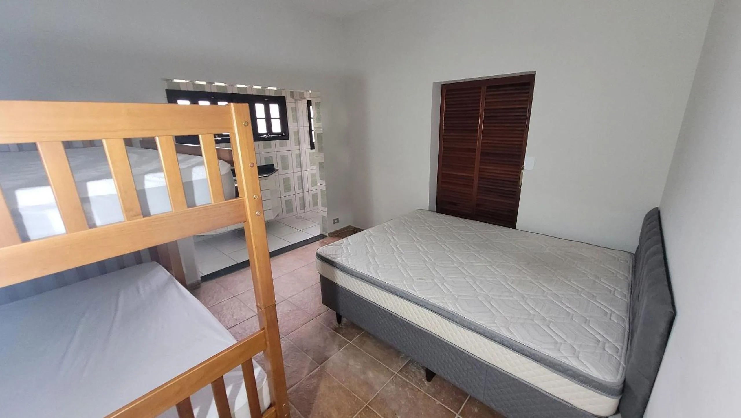 Bed in Eco Chalés Luar das Marés