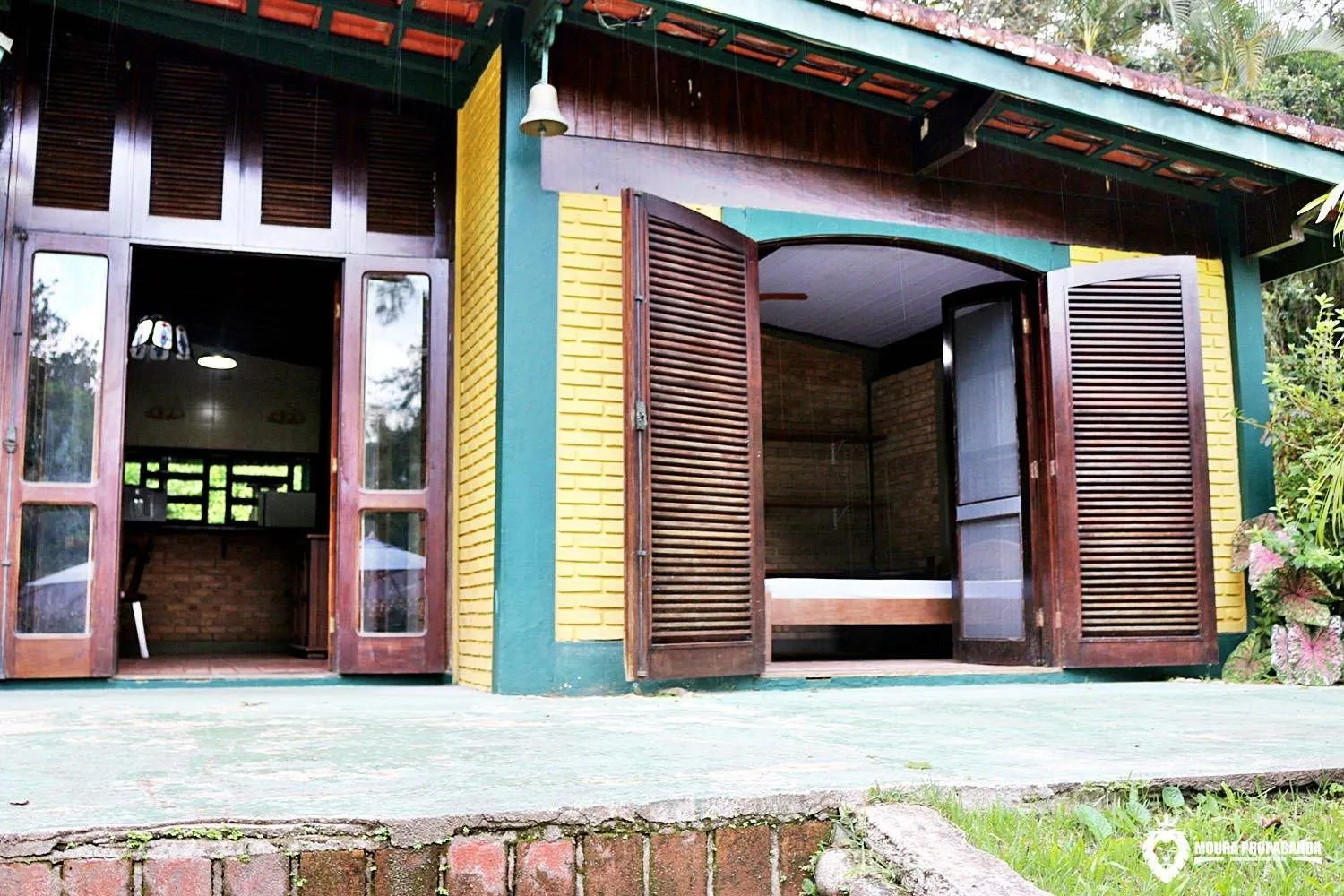 Balcony/Terrace in Eco Chalés Luar das Marés