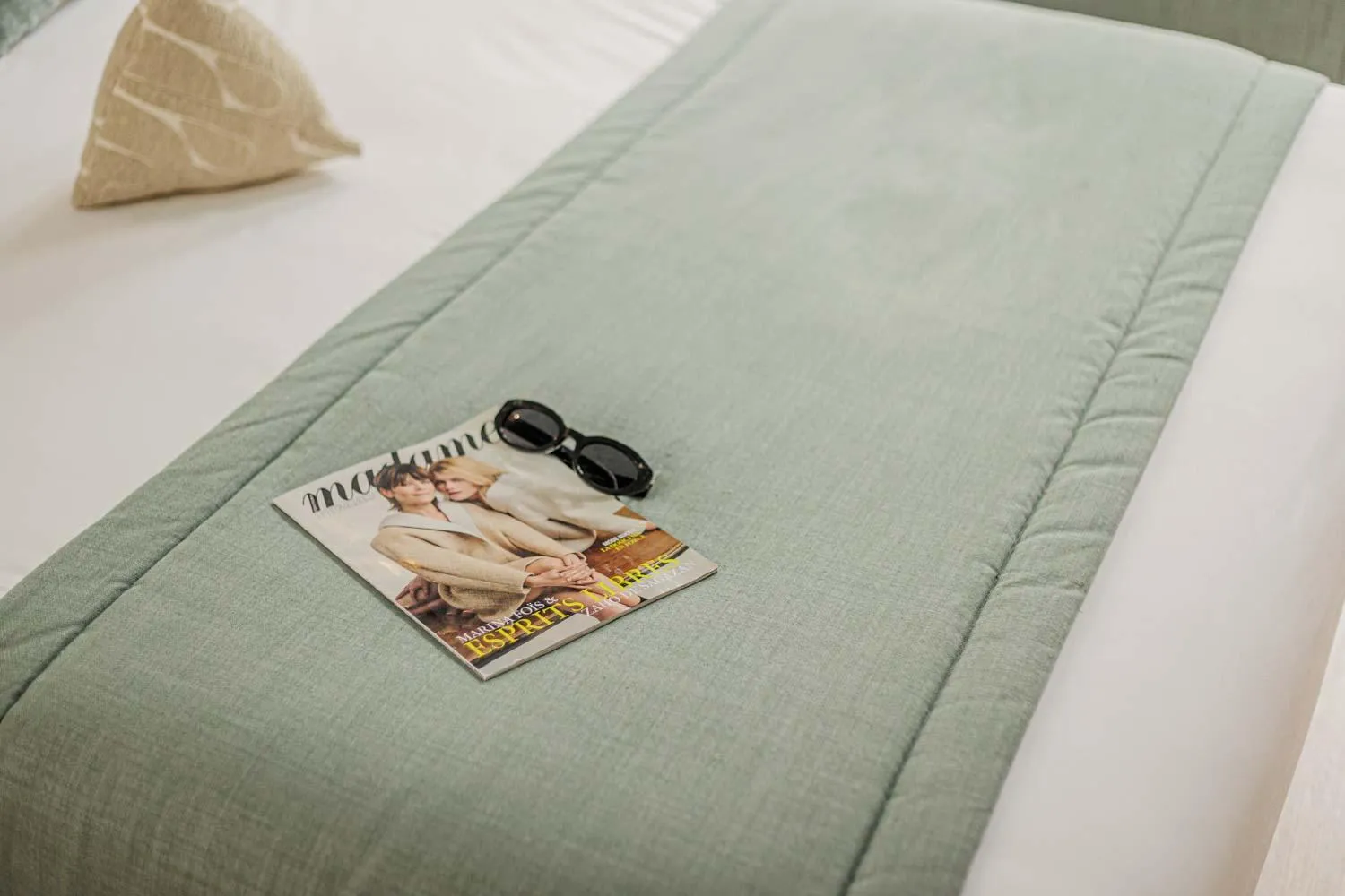 Decorative detail, Bed in Hotelo Lyon Ainay