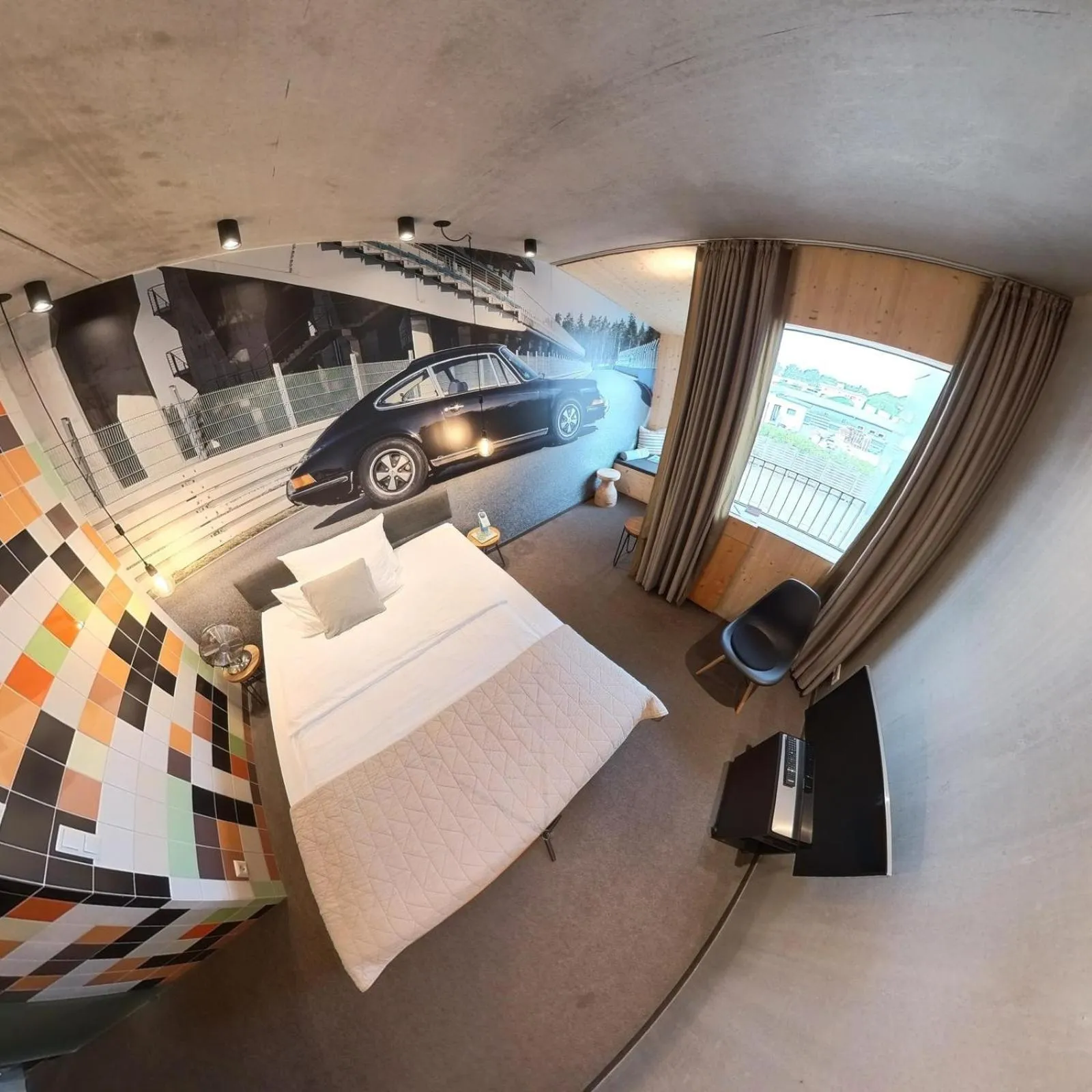 Bed in elferrooms Hotel