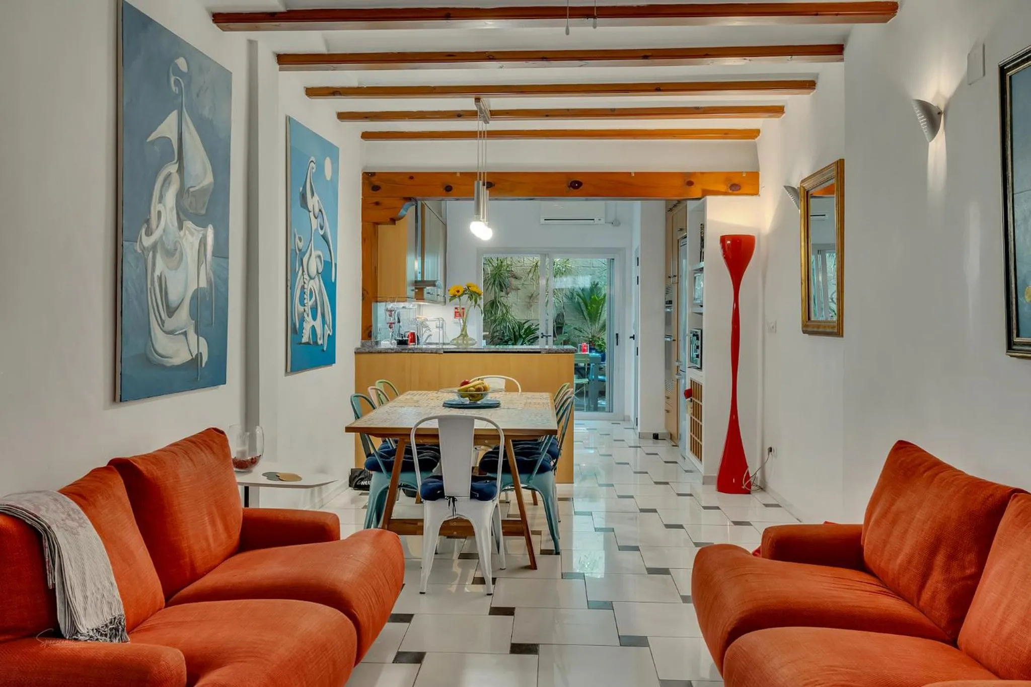 Living room in Denia Townhouse