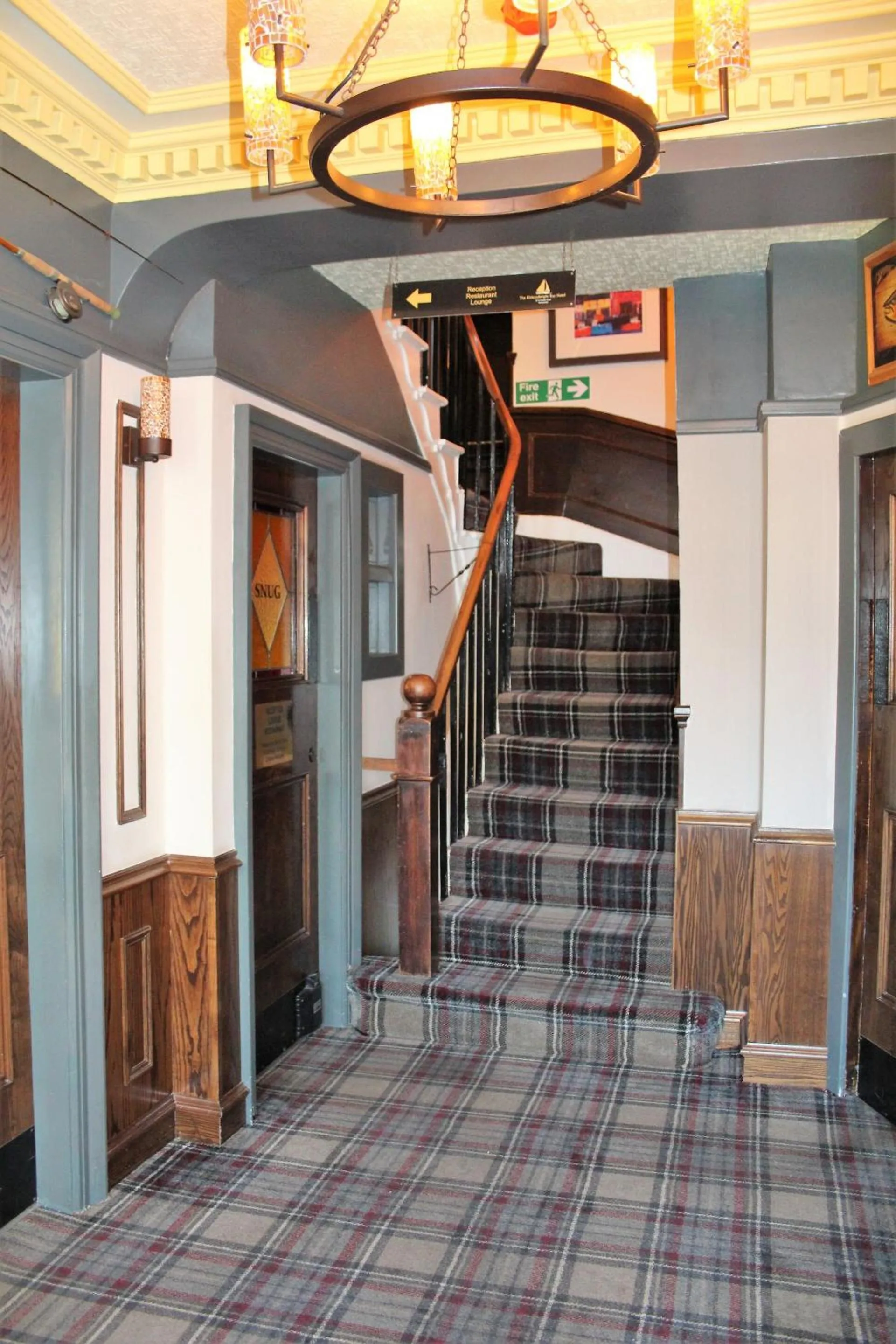Lobby or reception in The Kirkcudbright Bay Hotel
