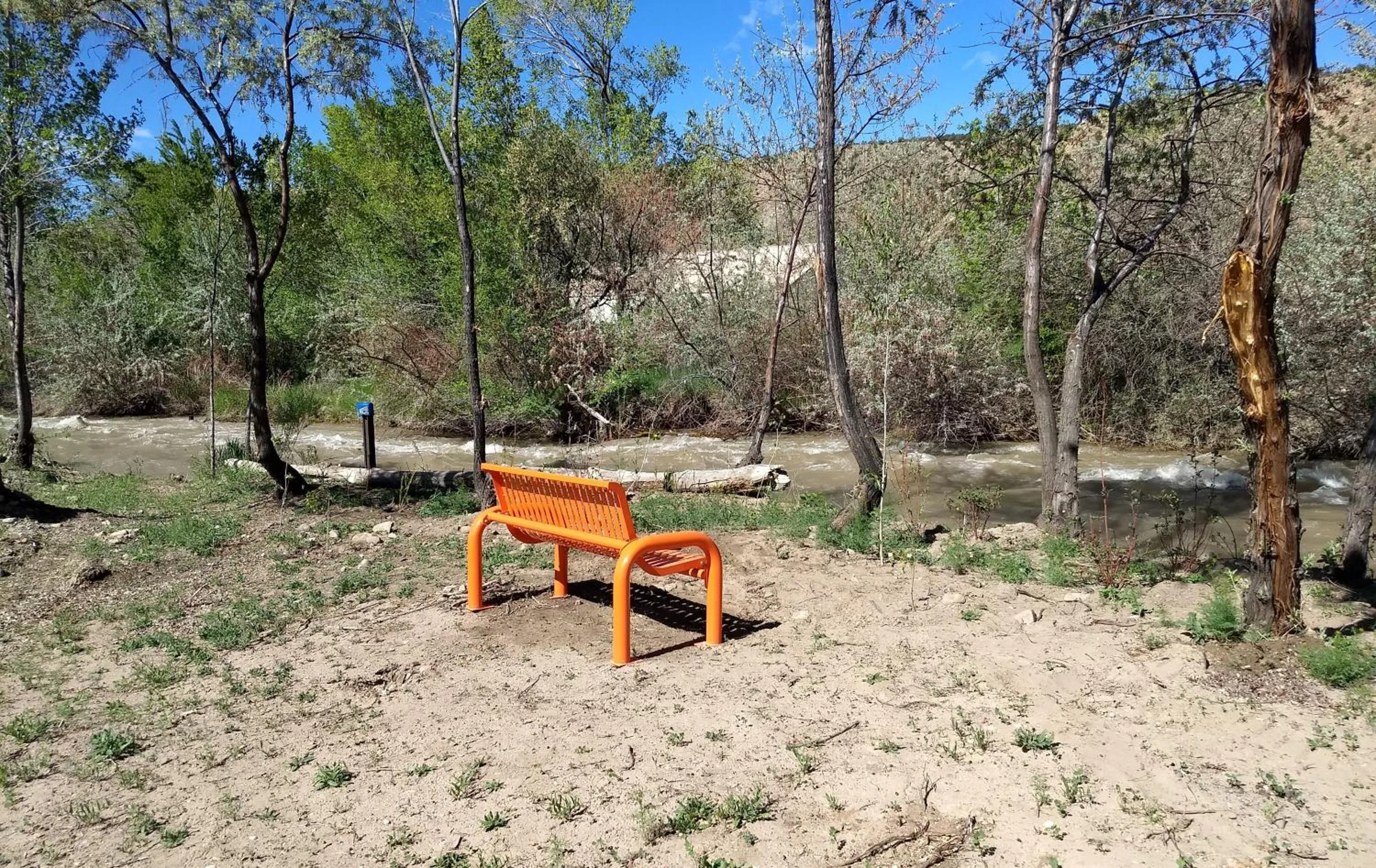 River view in Castle Gate RV Park