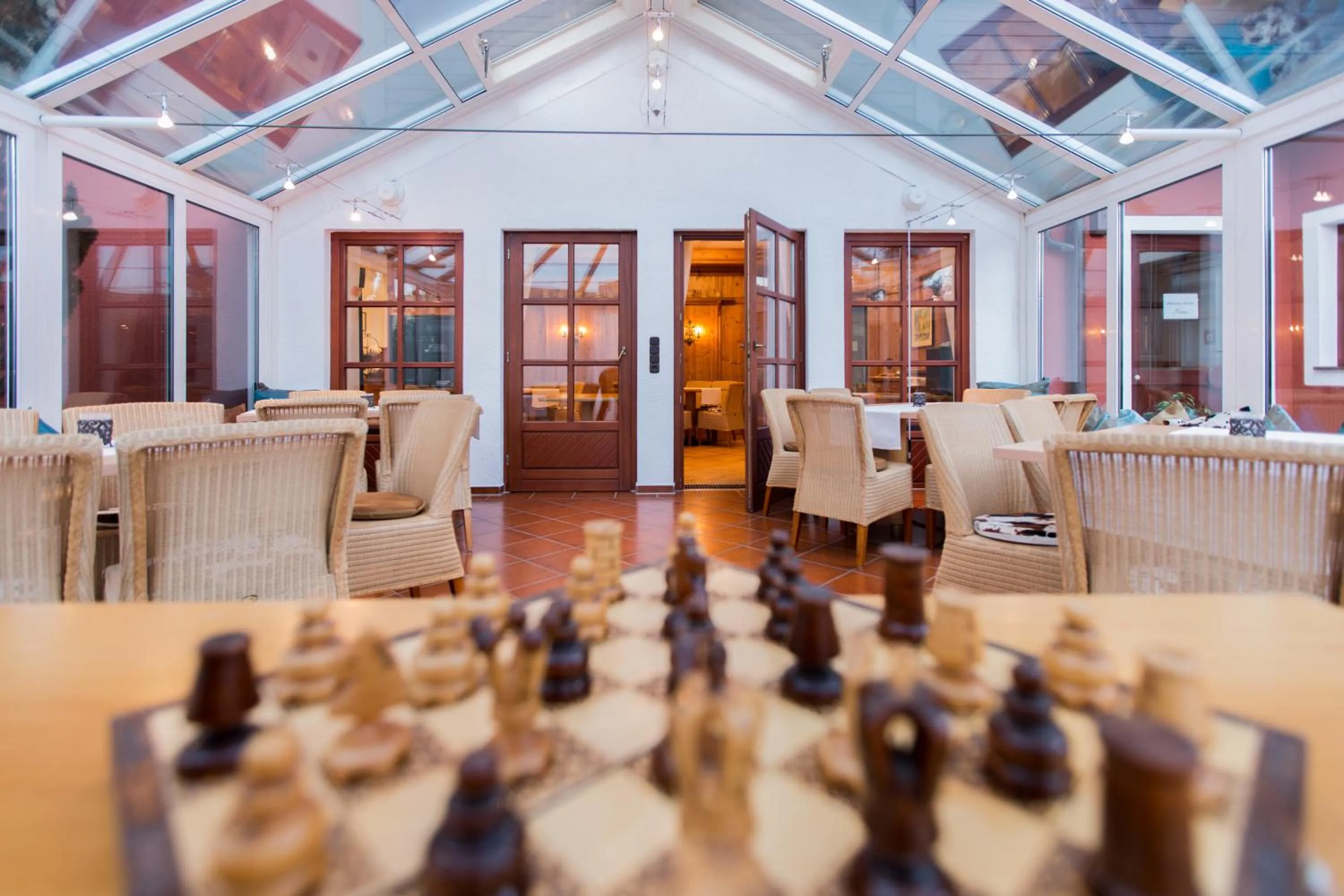 Communal lounge/ TV room in Fränkischer Hof