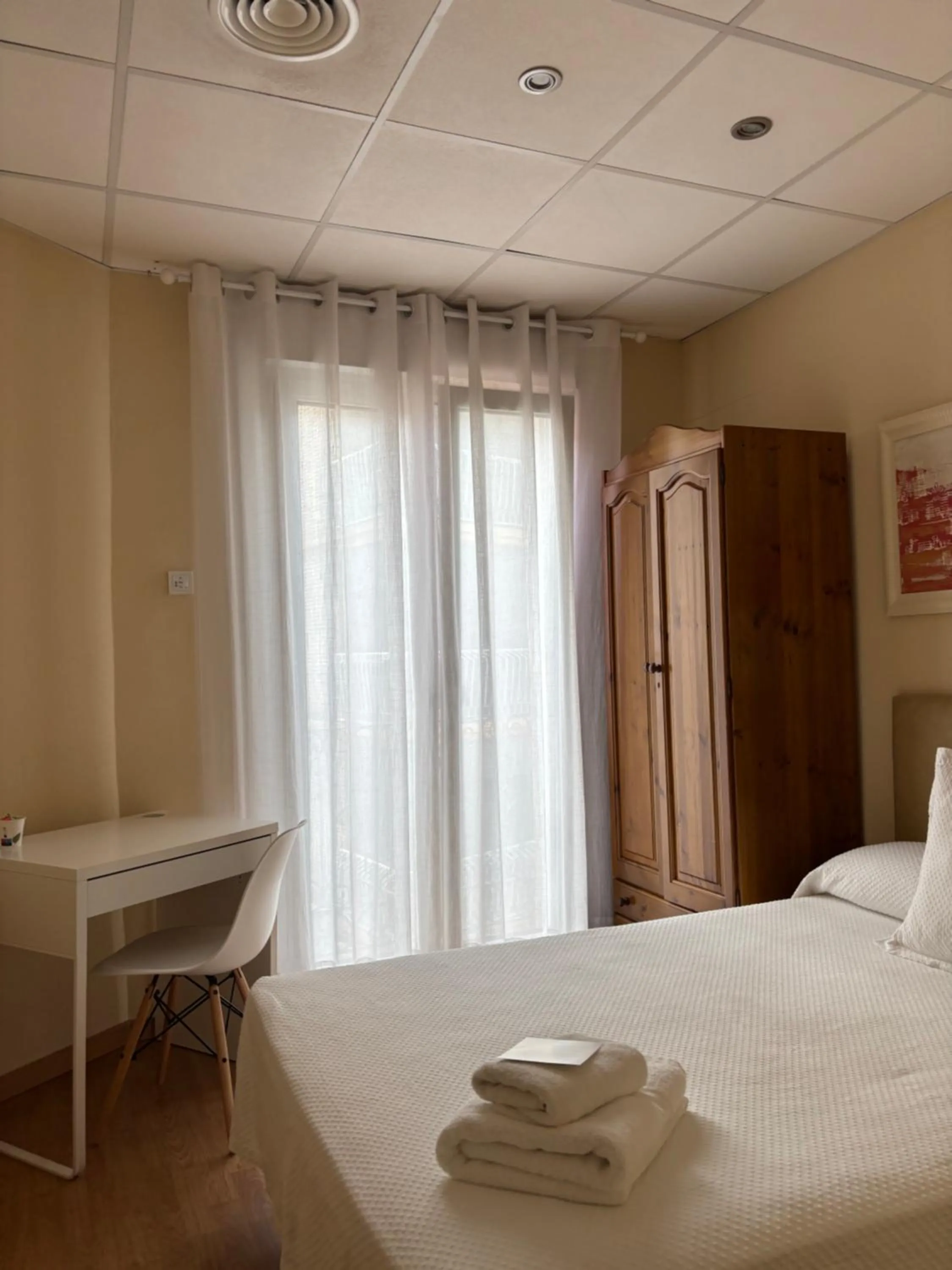 Bed in Hotel Restaurante El Colono