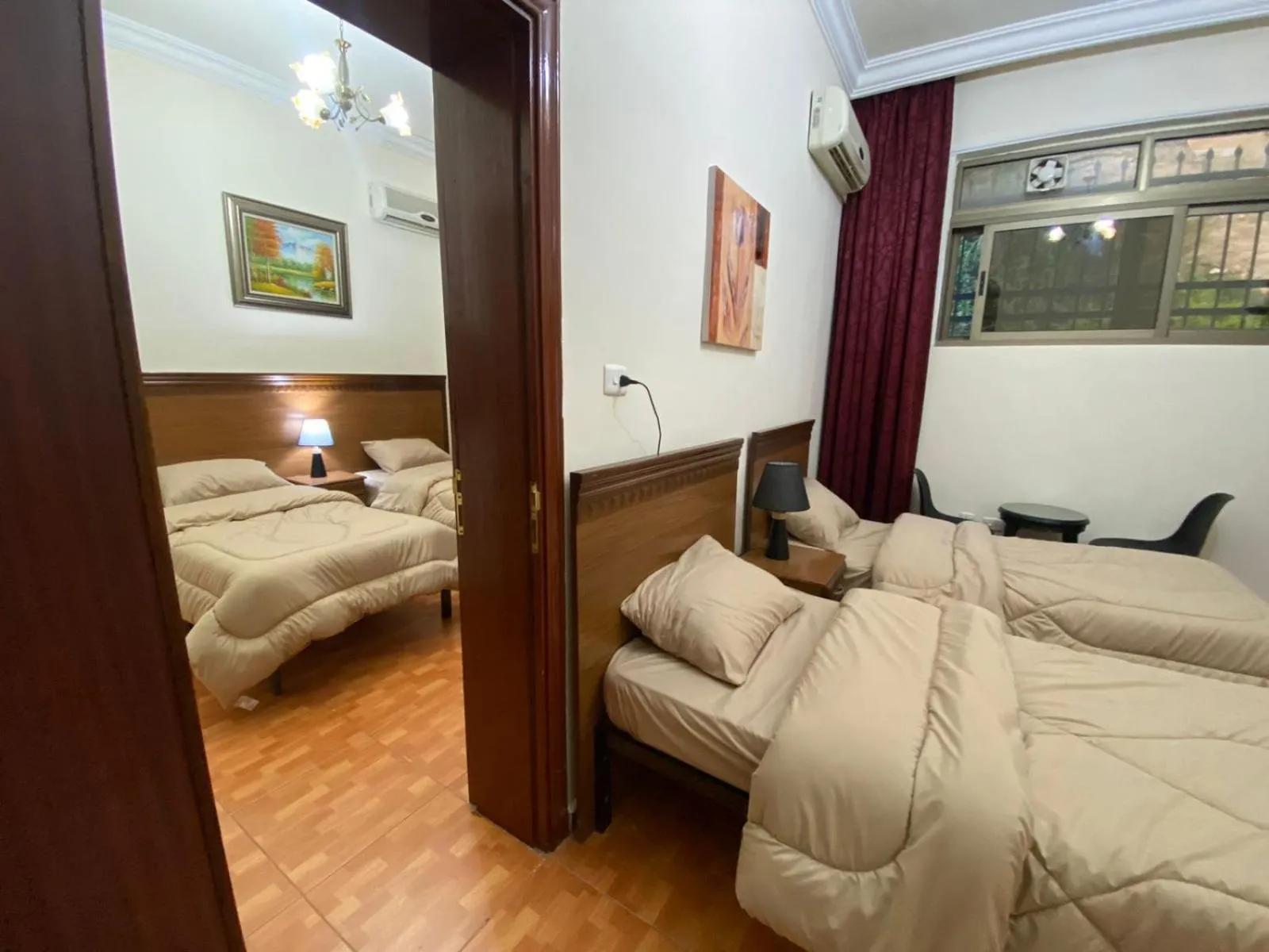 Bed in Sufara Hotel Suites