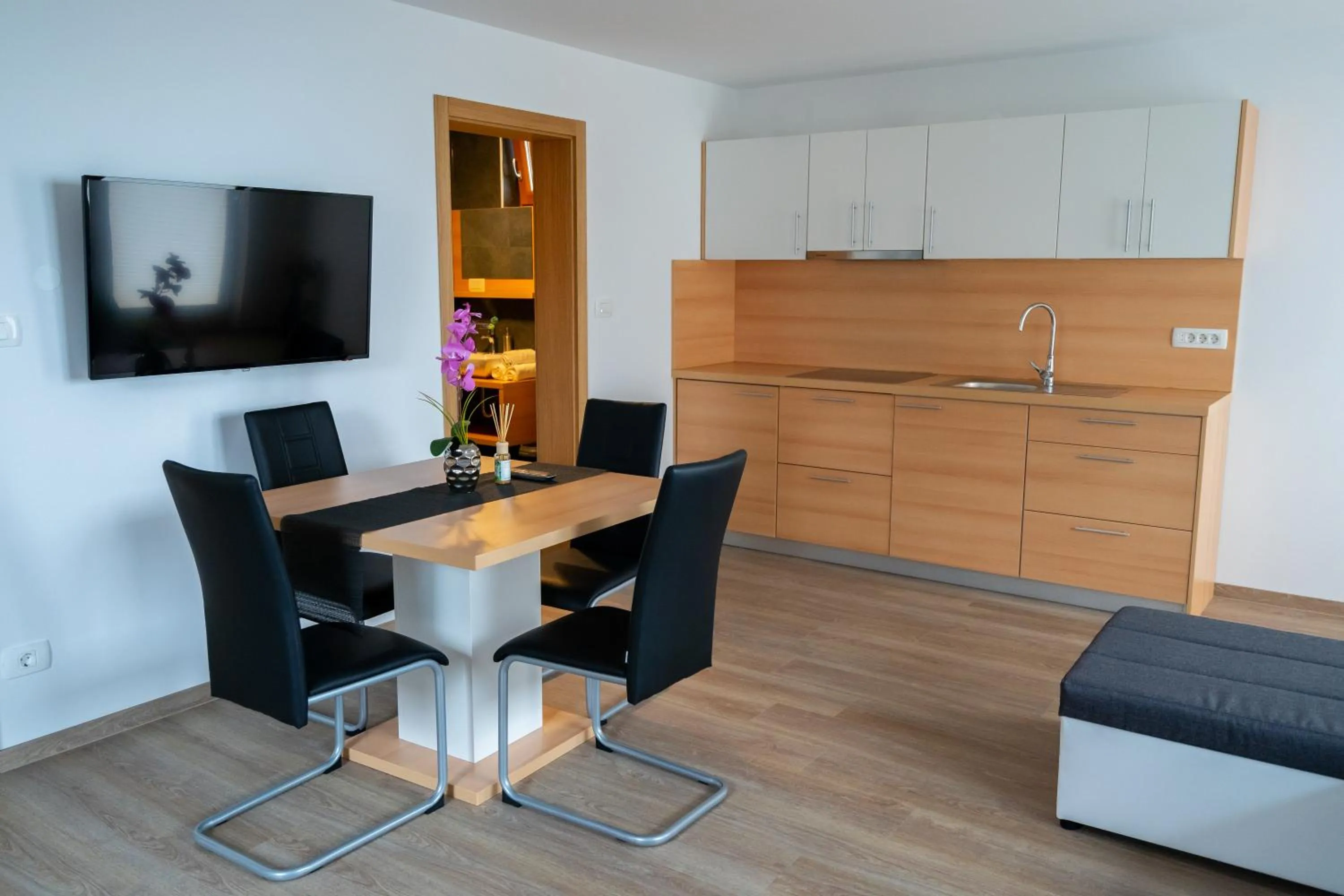 Kitchen or kitchenette in PJagodic Apartments & Wellness
