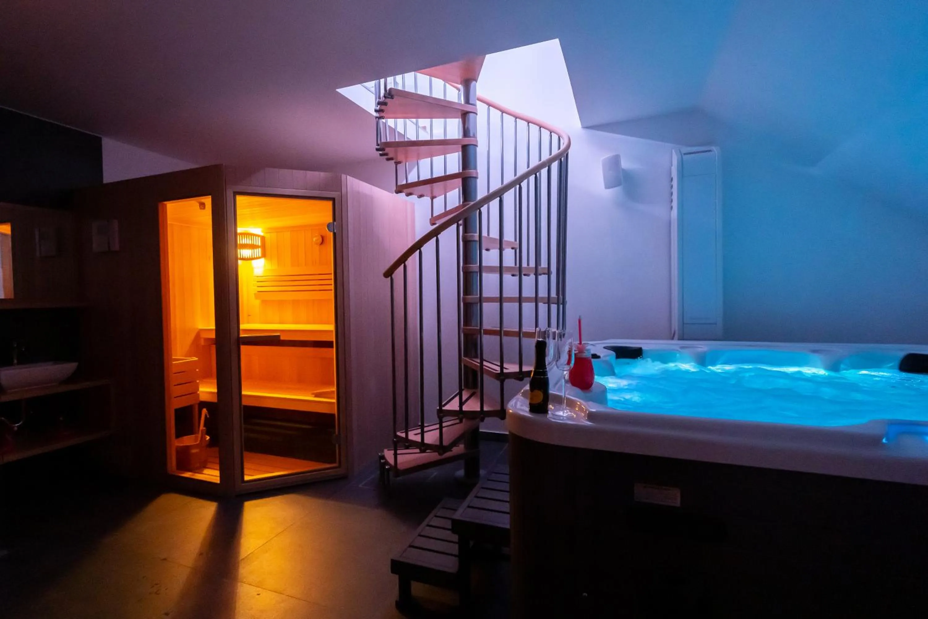 Sauna in PJagodic Apartments & Wellness