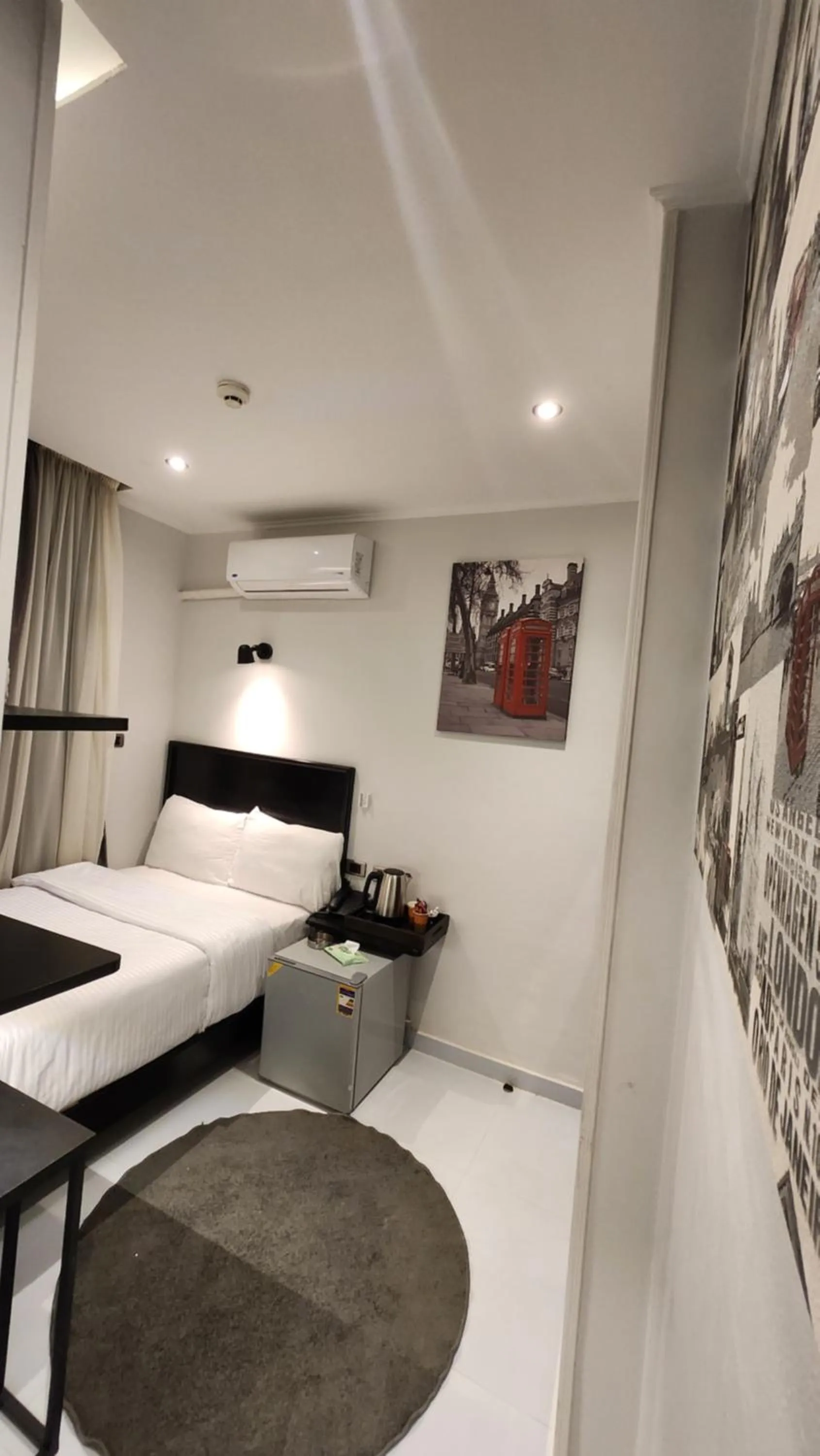 Bed in Helio Cairo Hotel