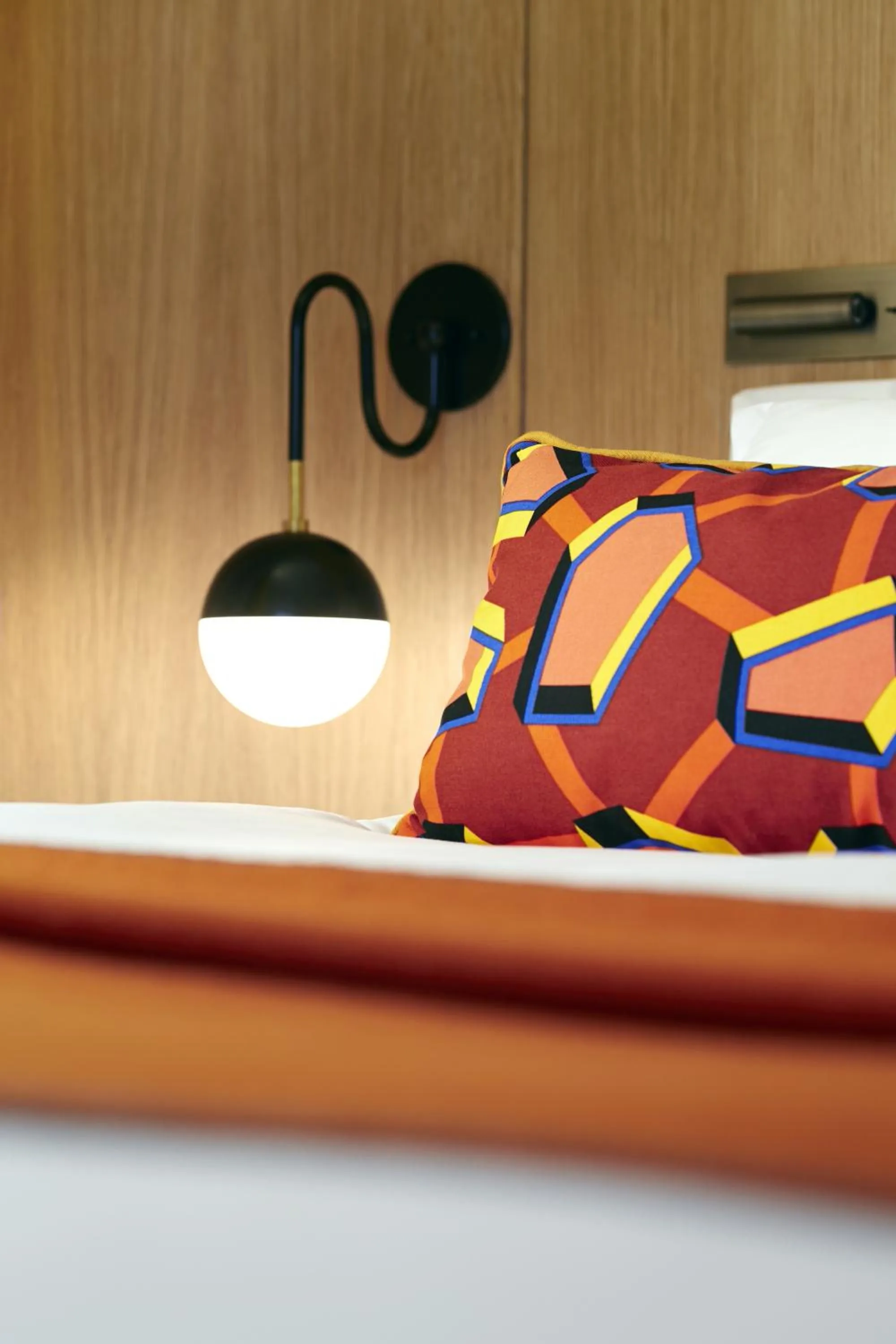 Decorative detail, Bed in Hôtel du Ministère