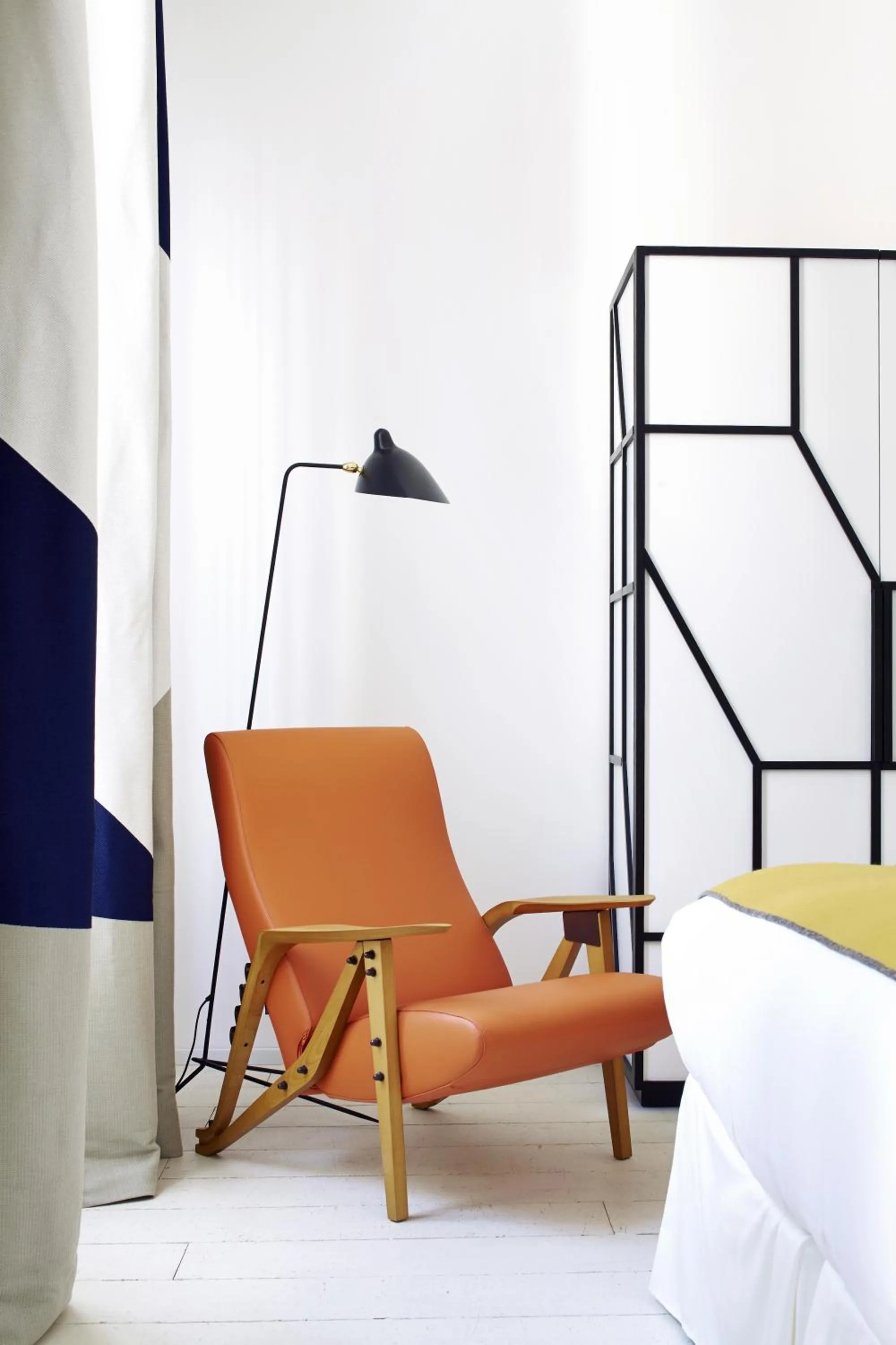 Decorative detail, Bed in Hôtel du Ministère