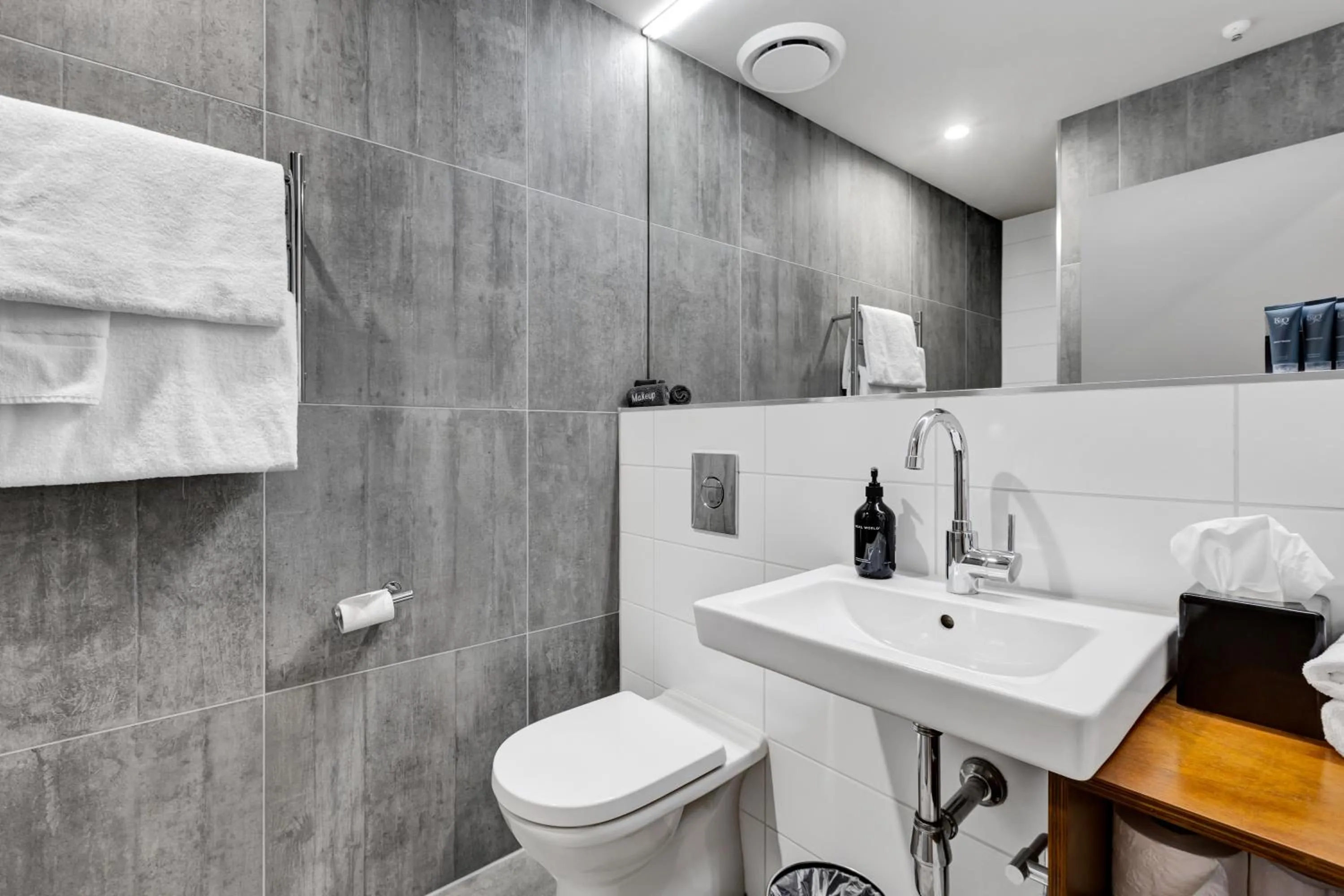 Bathroom in King and Queen Hotel Suites