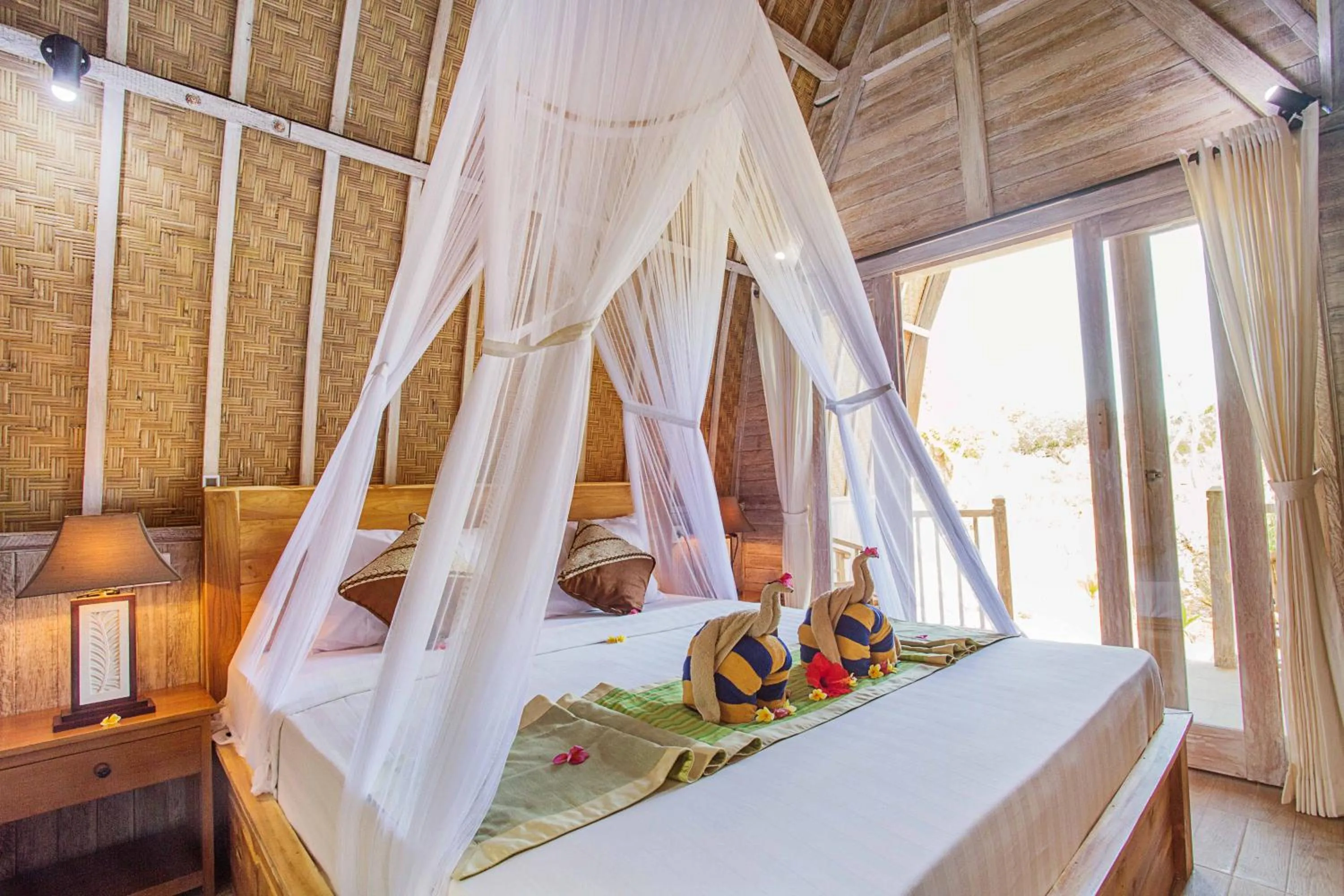 Bed in The Dafish Ceningan