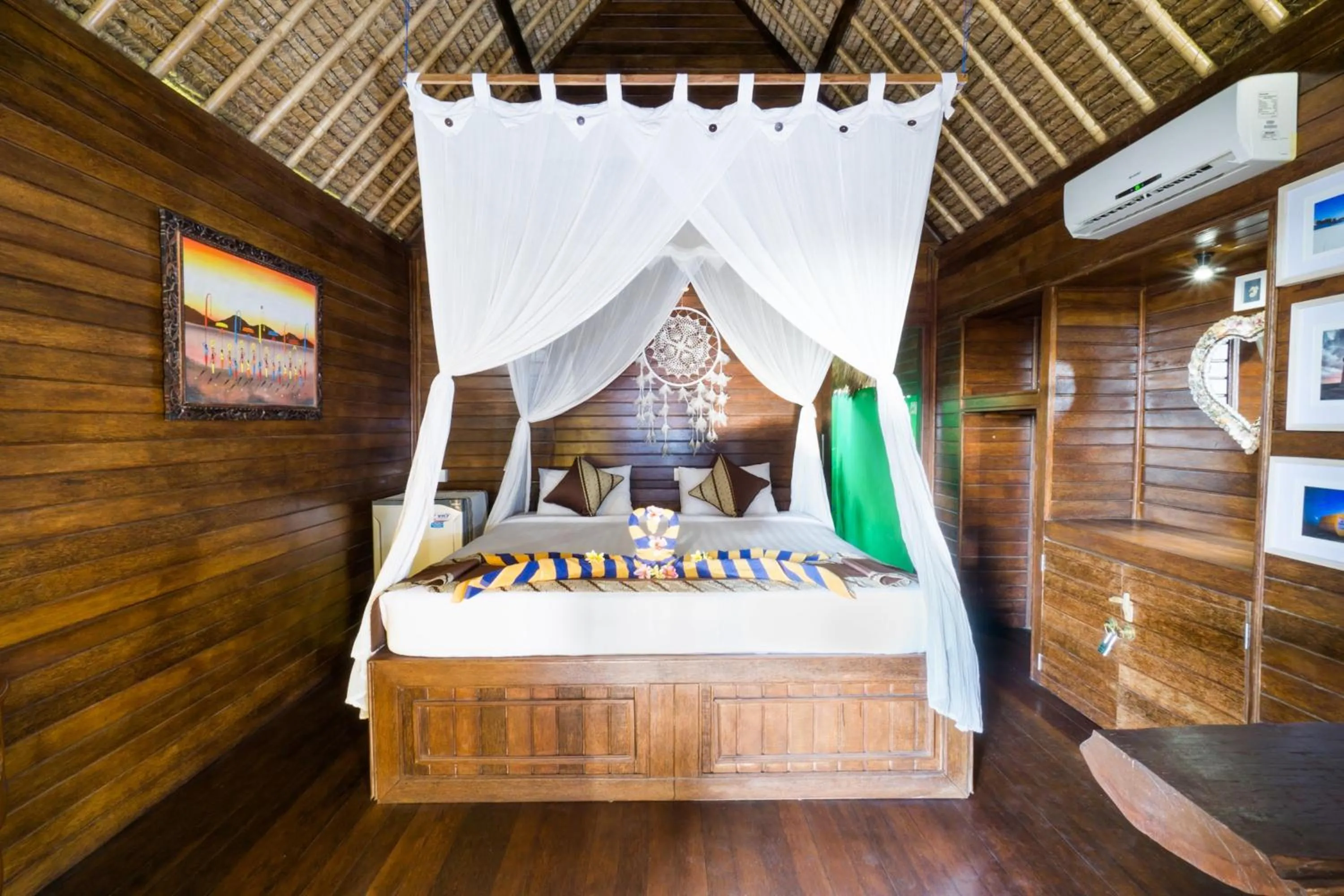 Bedroom, Bed in The Dafish Ceningan