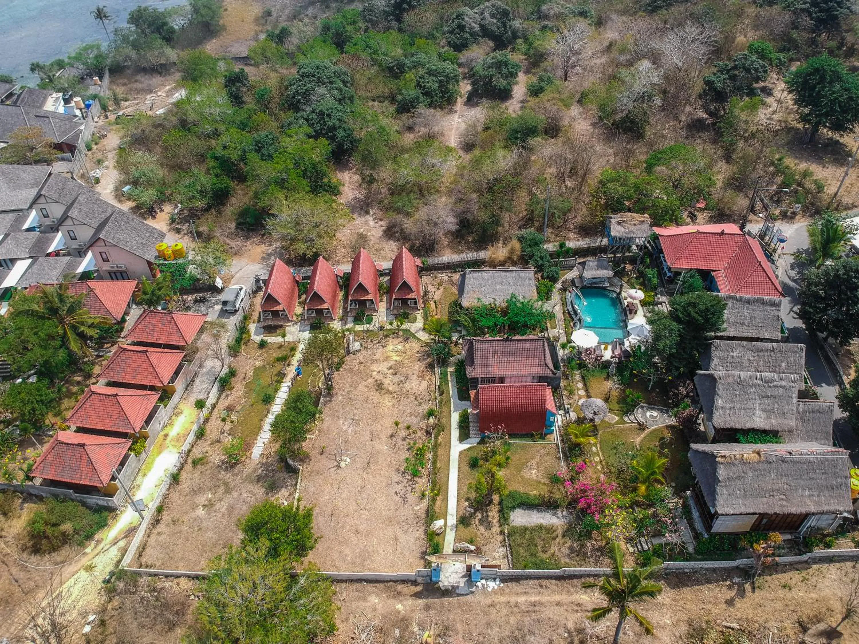 Bird's eye view in The Dafish Ceningan
