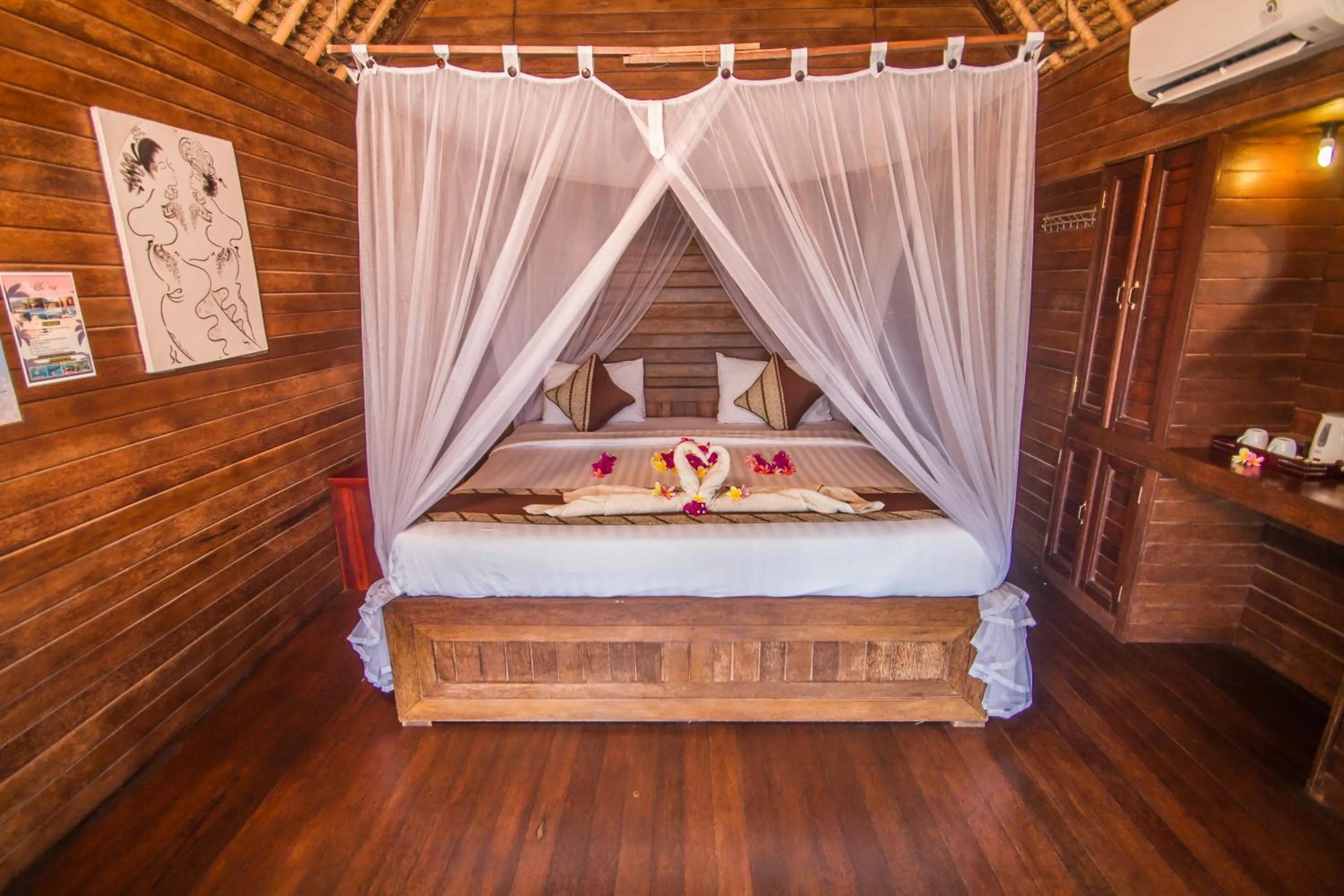 Bed in The Dafish Ceningan