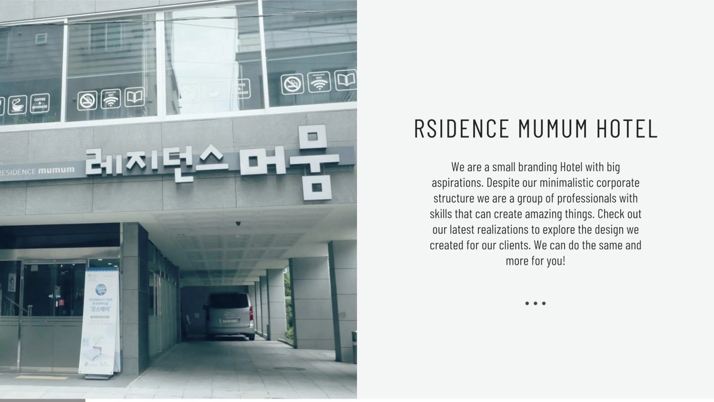 Facade/entrance in Residence Mumum Hotel
