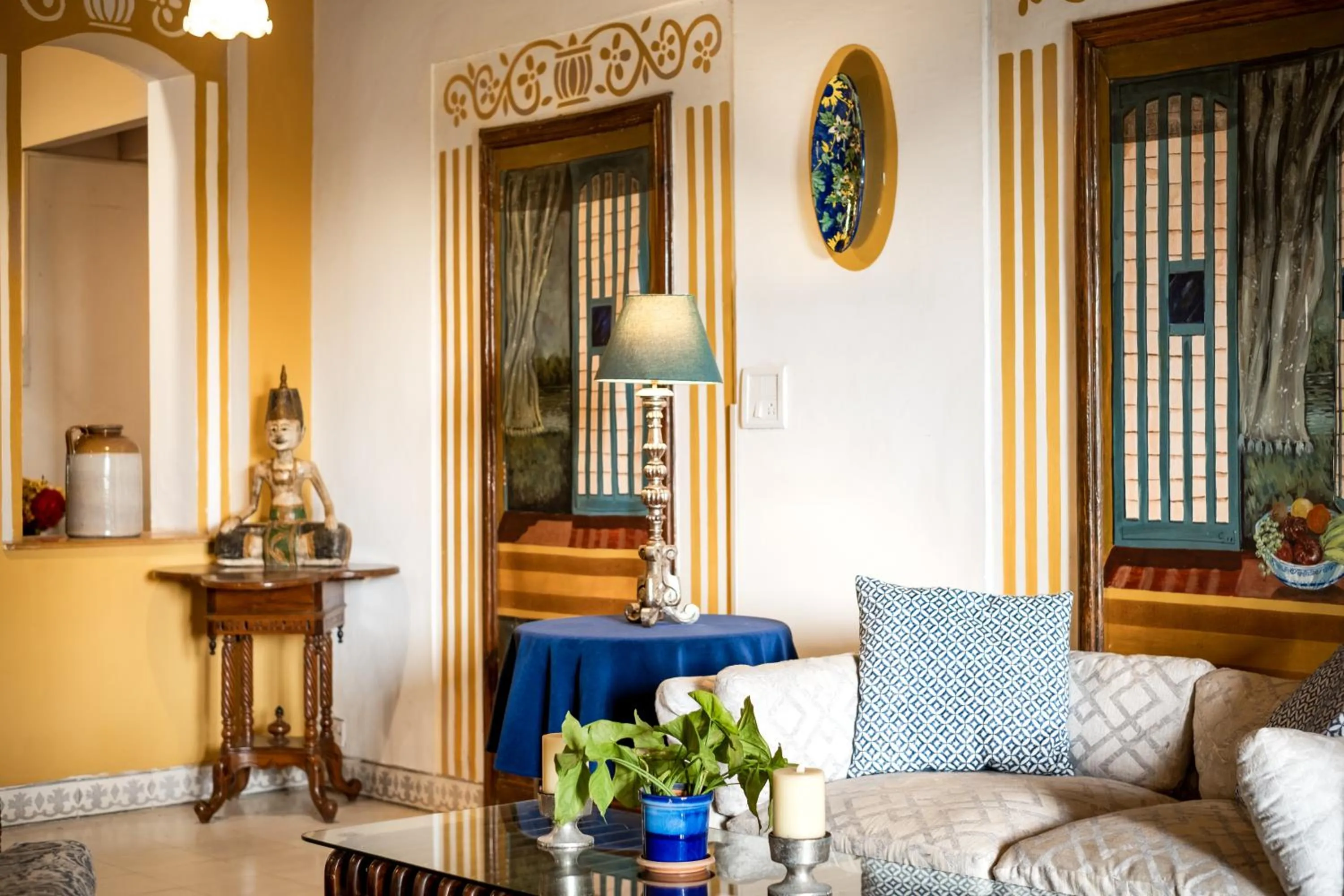 Seating area in Casa Britona