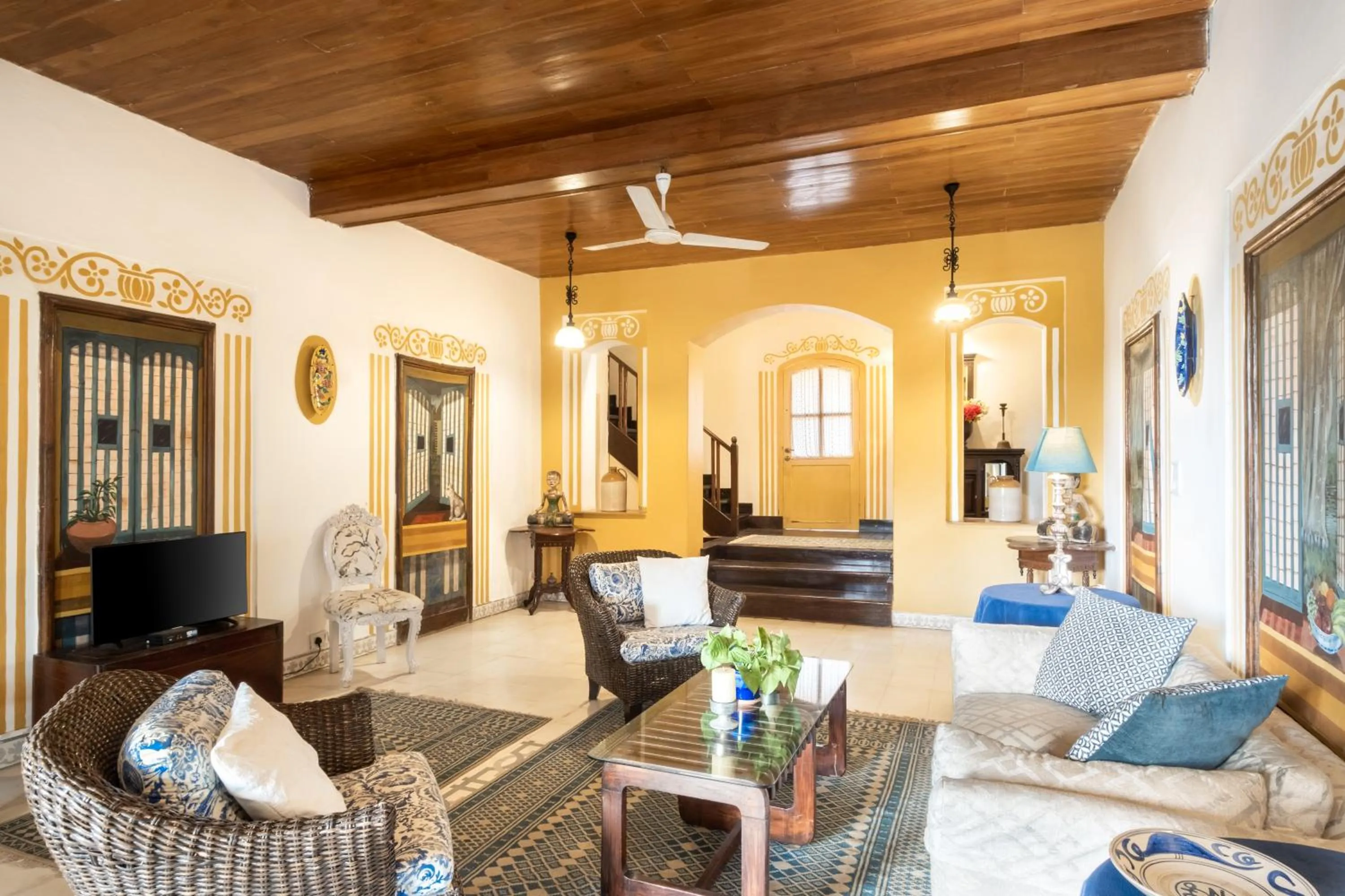 Seating area in Casa Britona