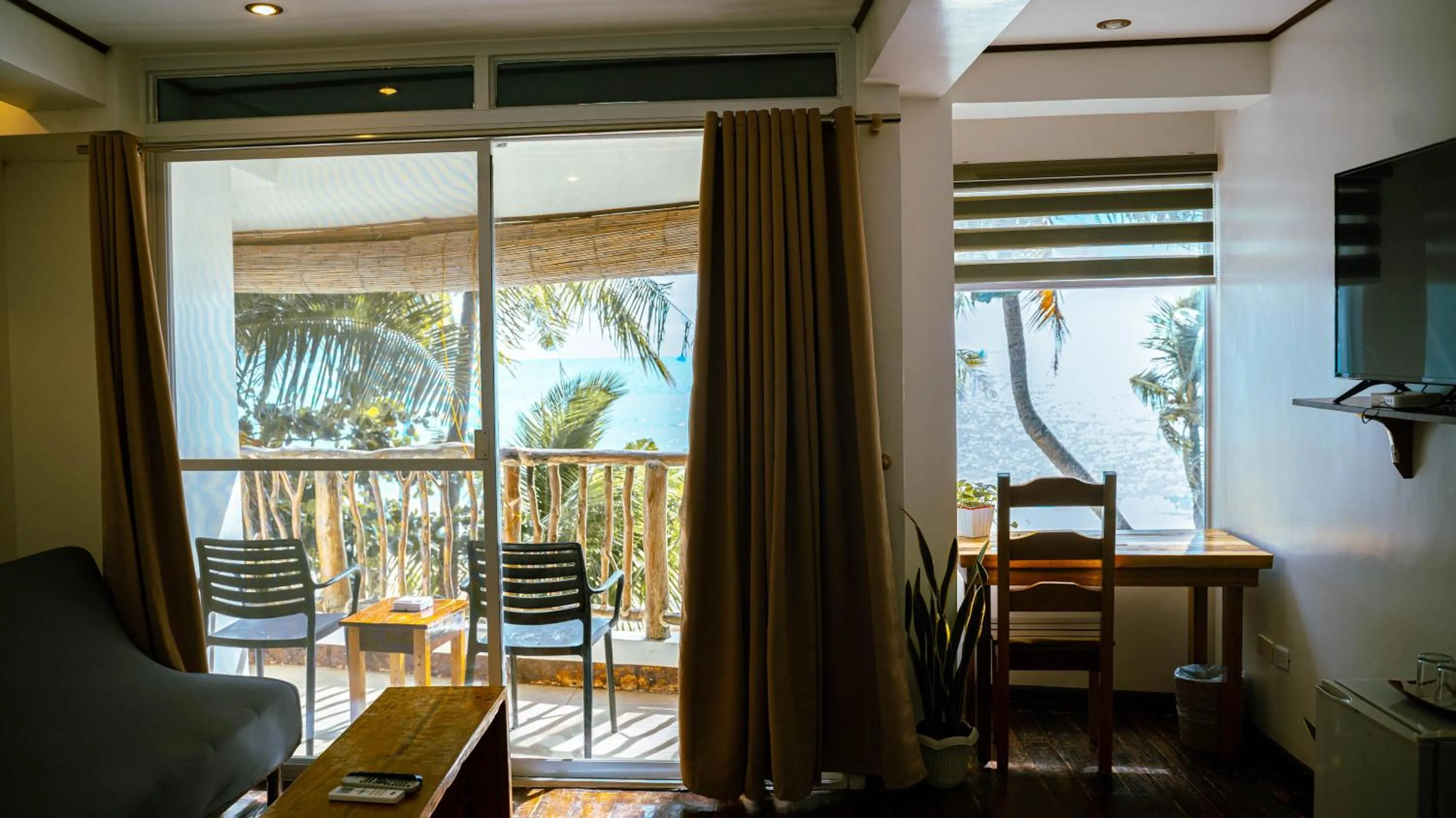 Seating area in DiveGurus Boracay Beach Resort