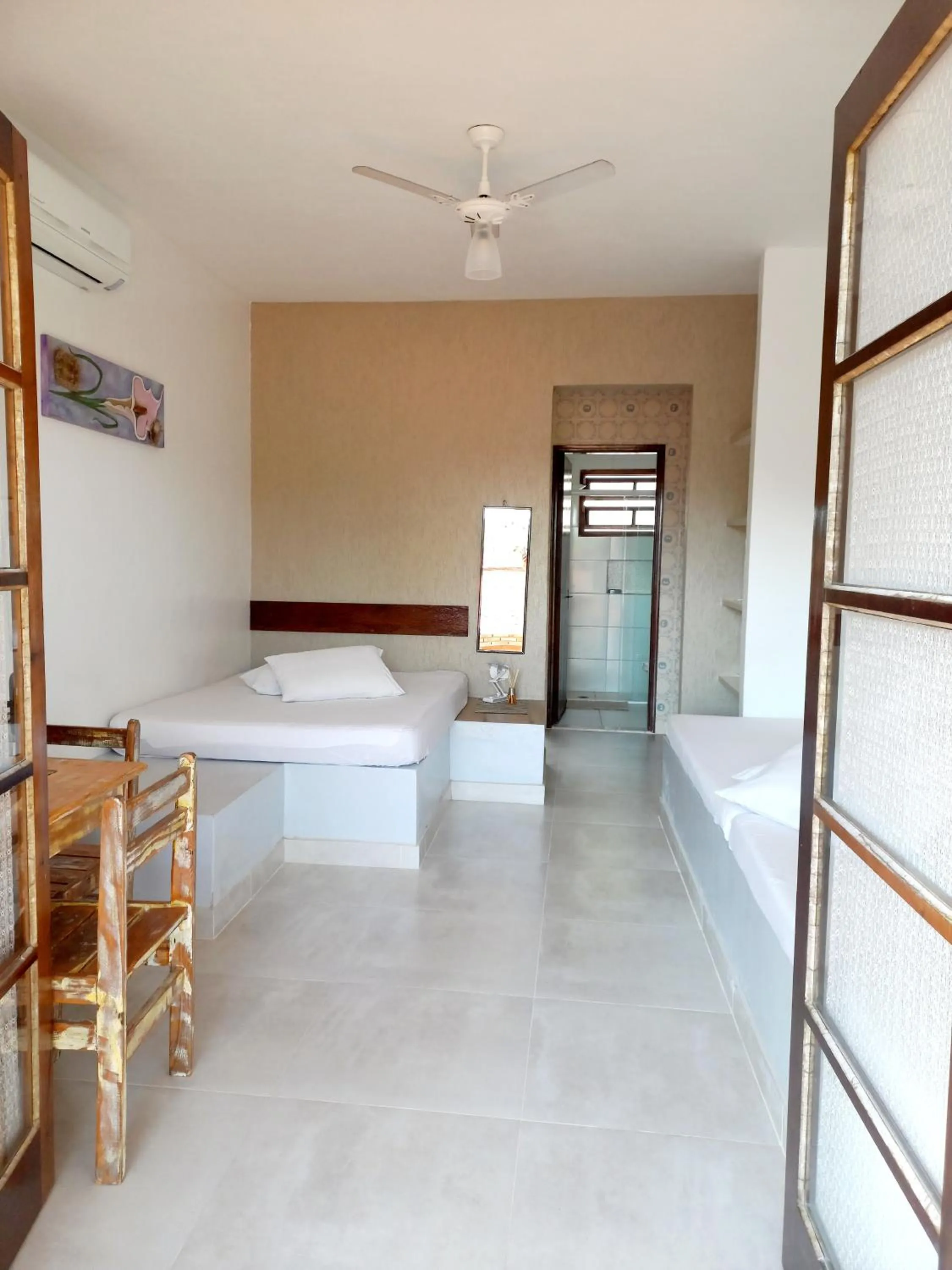 Bedroom, Bed in Chalé da Ju