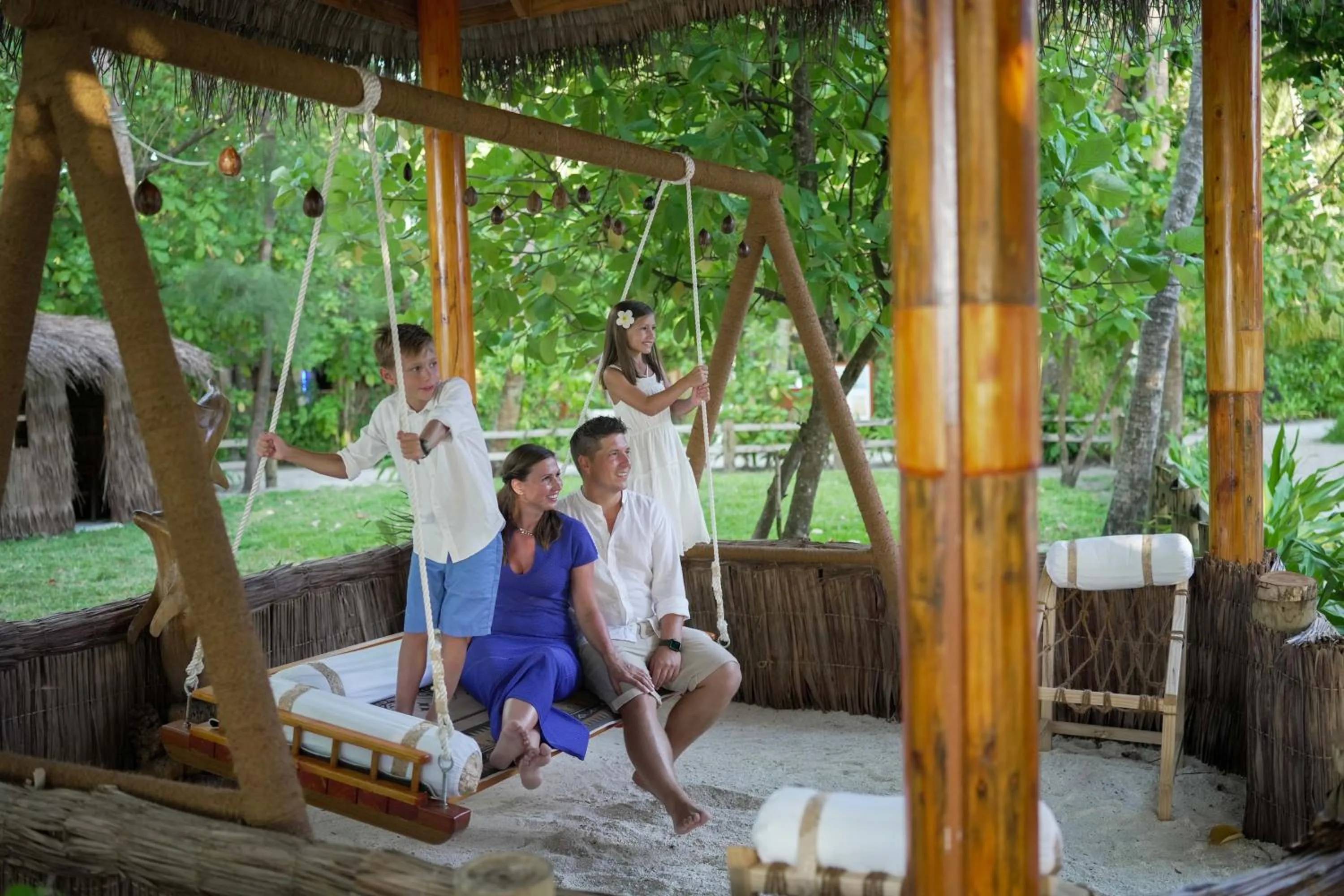 Family in Fihalhohi Maldives