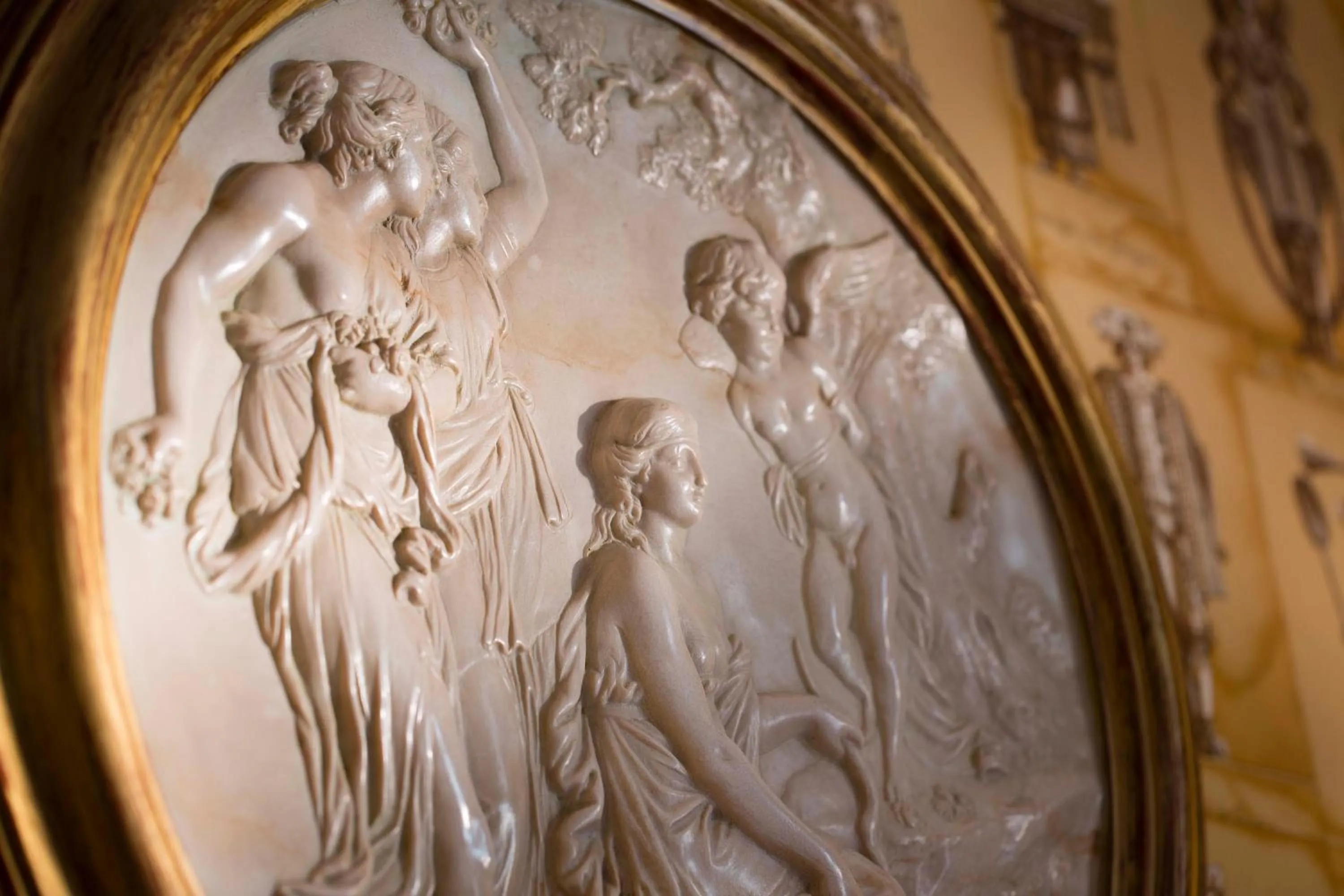 Decorative detail in Hôtel des Grands Hommes