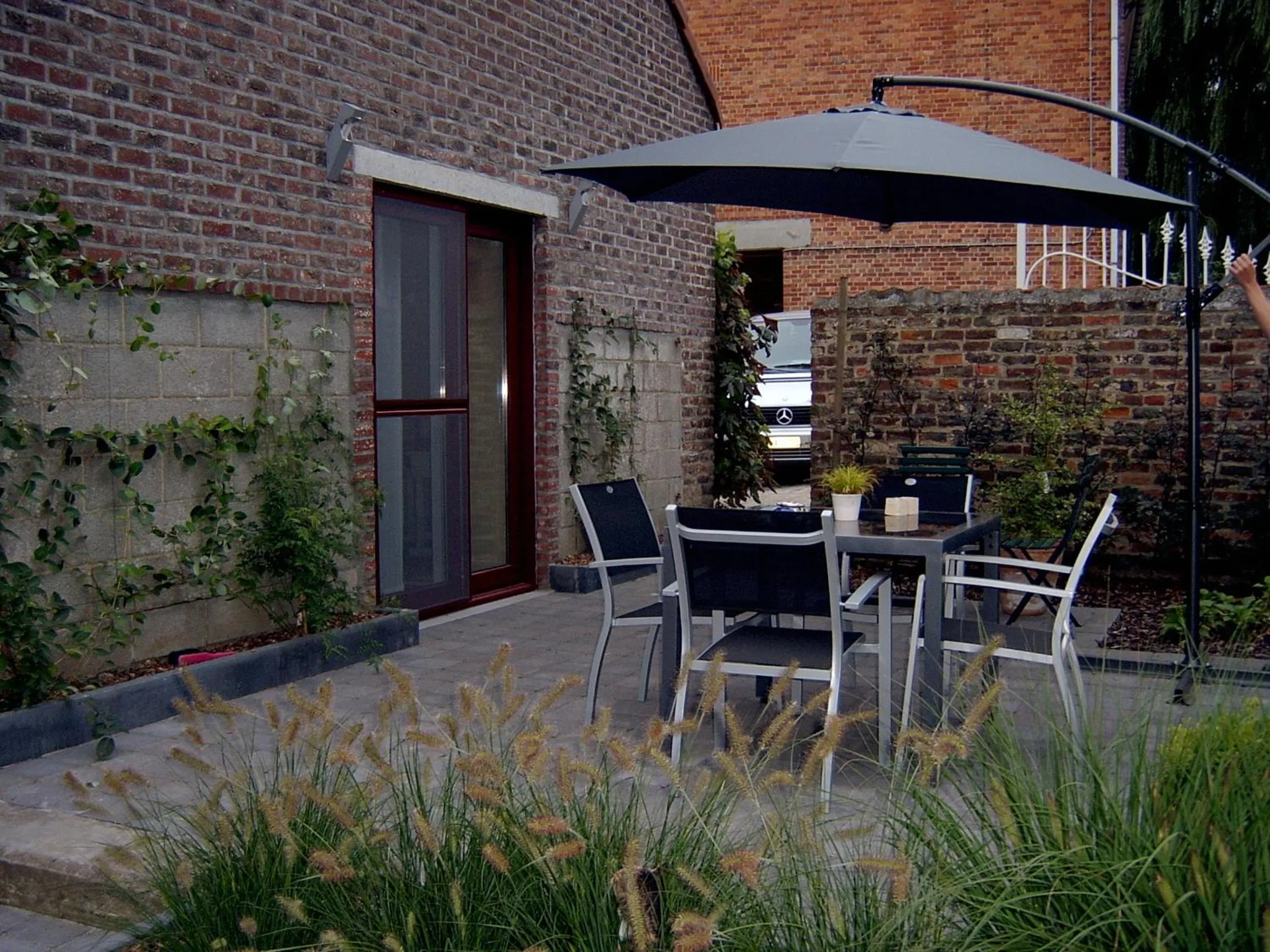 Patio in B&B De Pepelinck