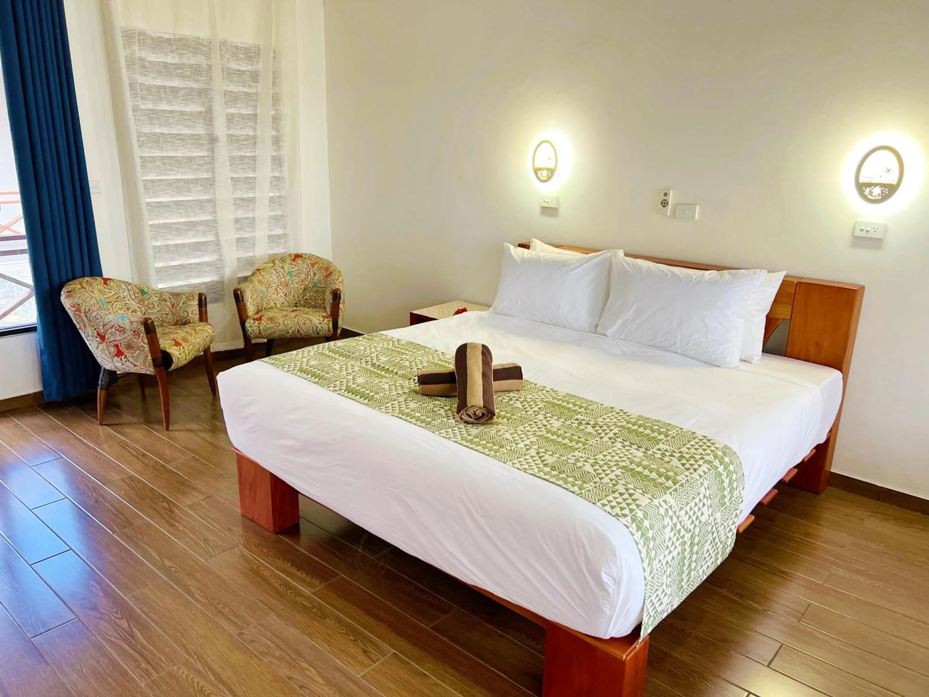 Bed in Naisoso Island Villas - Fiji