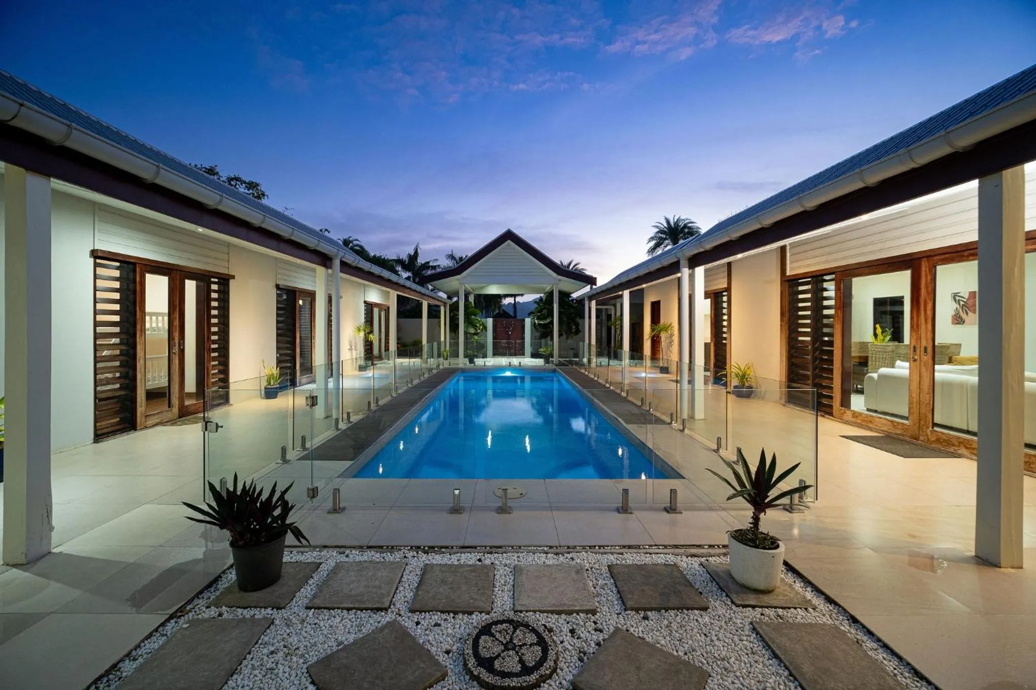 Pool view in Naisoso Island Villas - Fiji