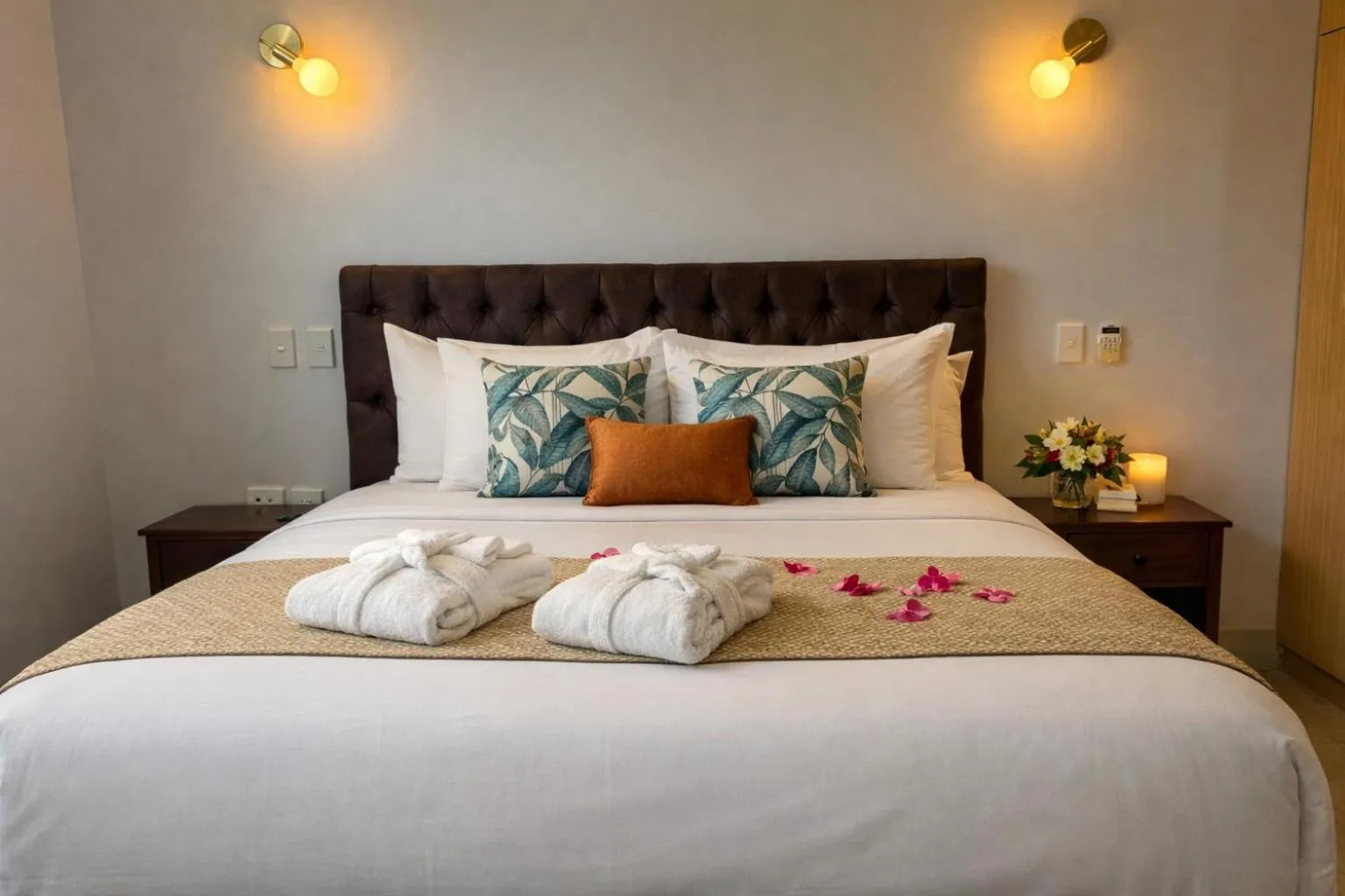 Bed in Naisoso Island Villas - Fiji