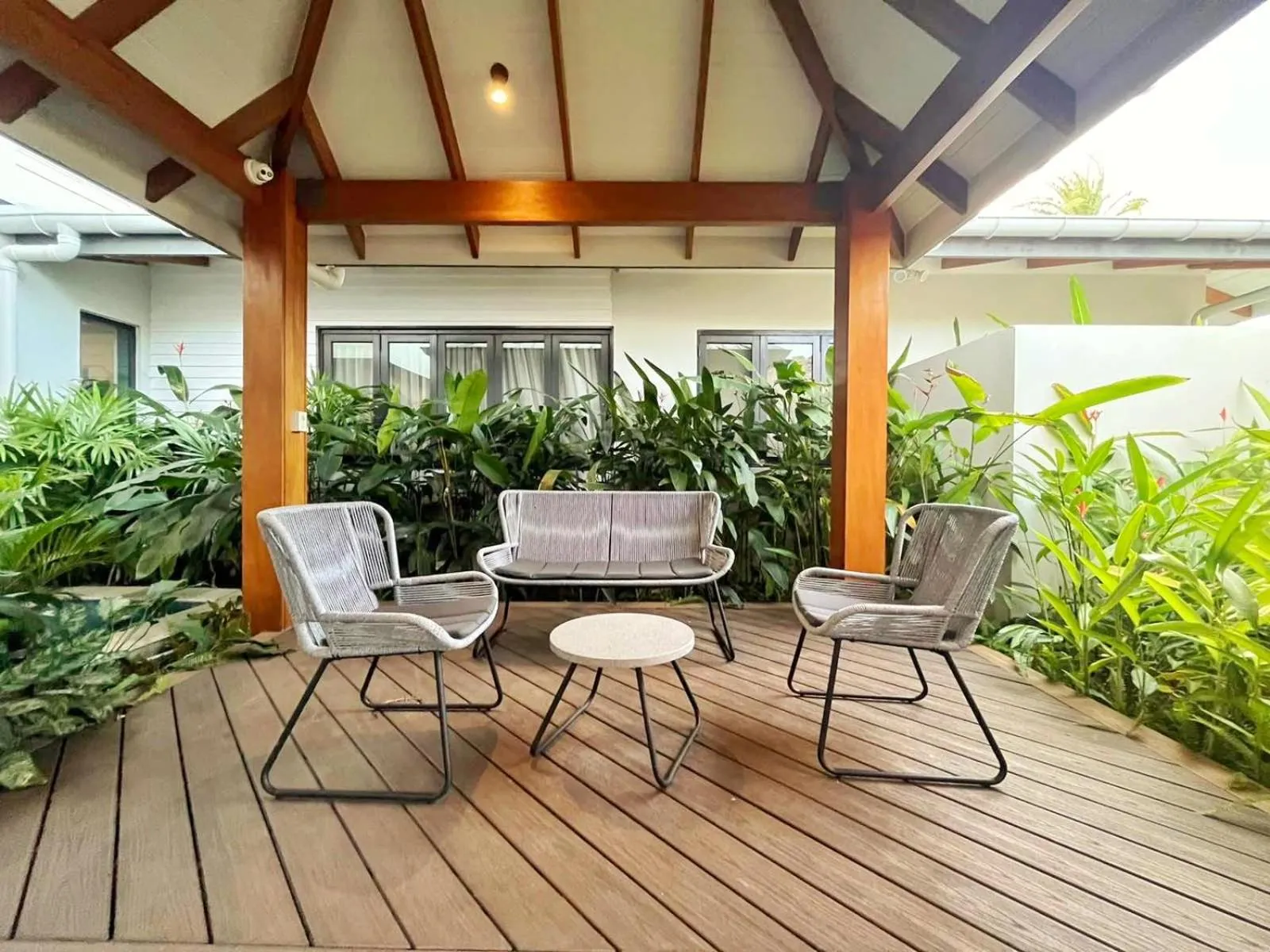 Patio in Naisoso Island Villas - Fiji