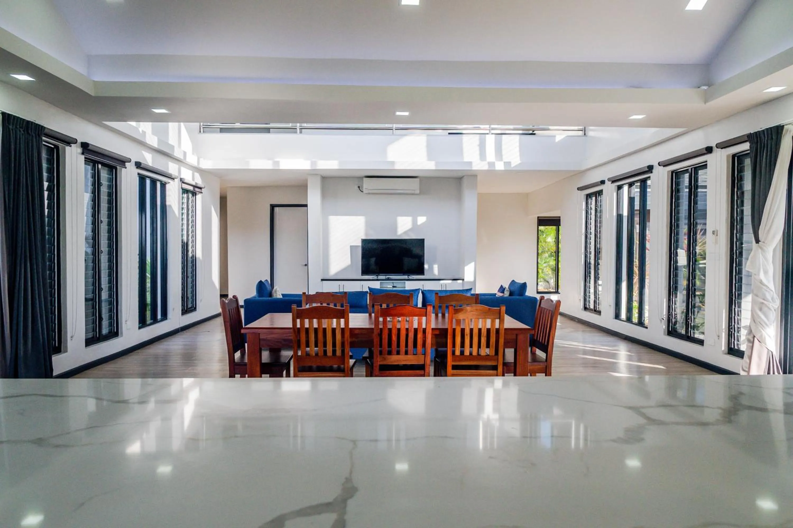 Living room in Naisoso Island Villas - Fiji