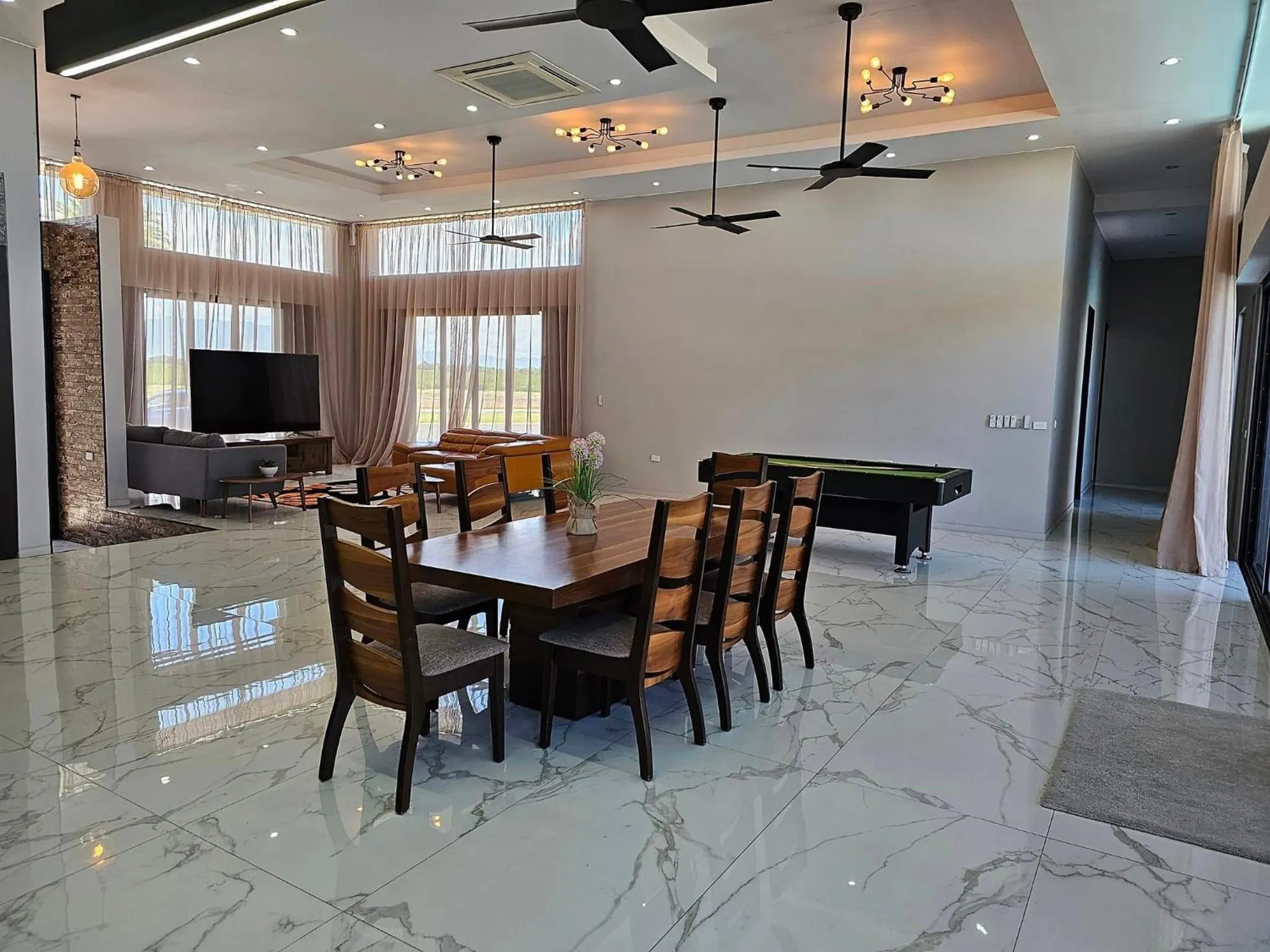 Seating area in Naisoso Island Villas - Fiji