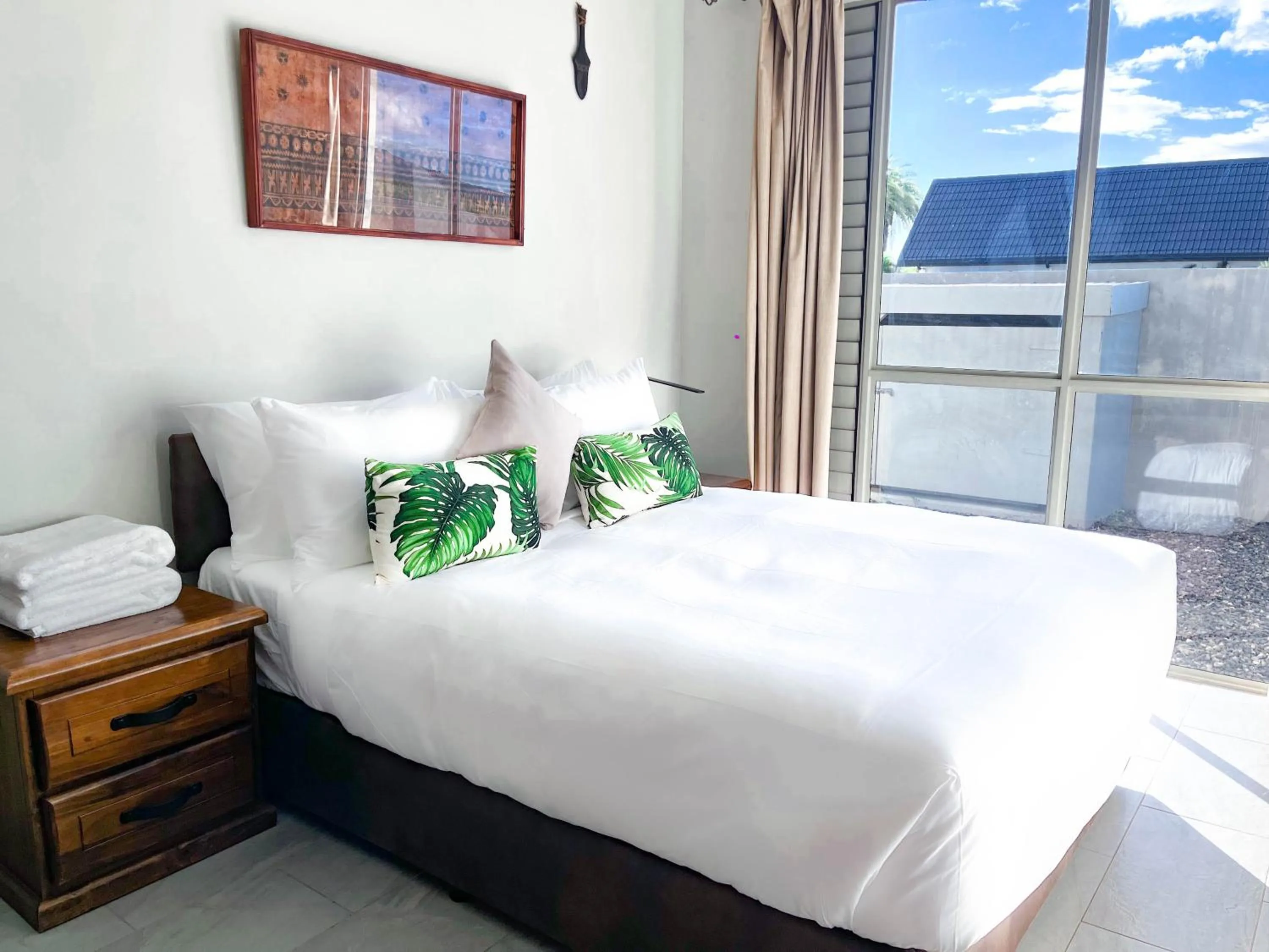 Bed in Naisoso Island Villas - Fiji