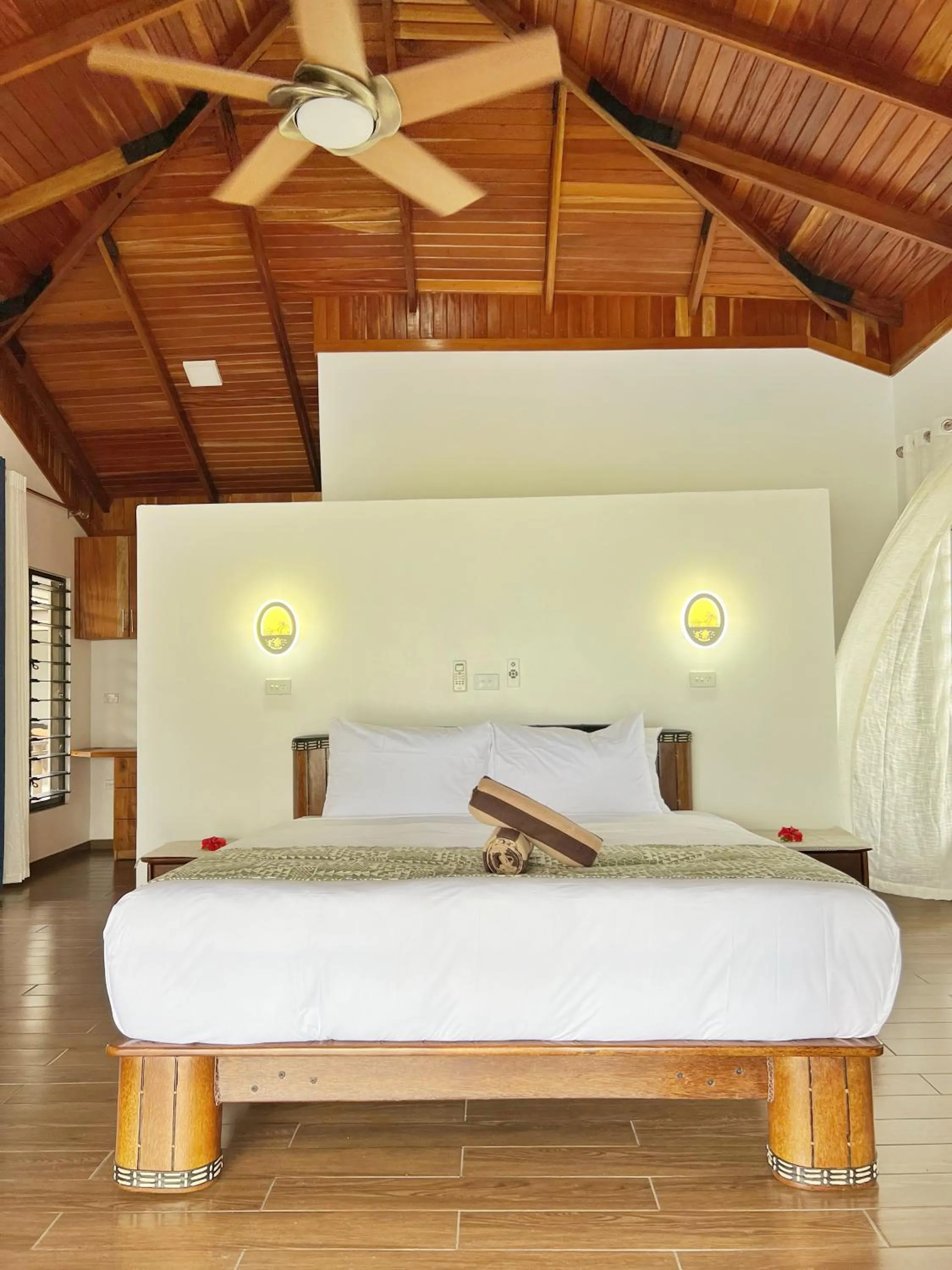 Bed in Naisoso Island Villas - Fiji