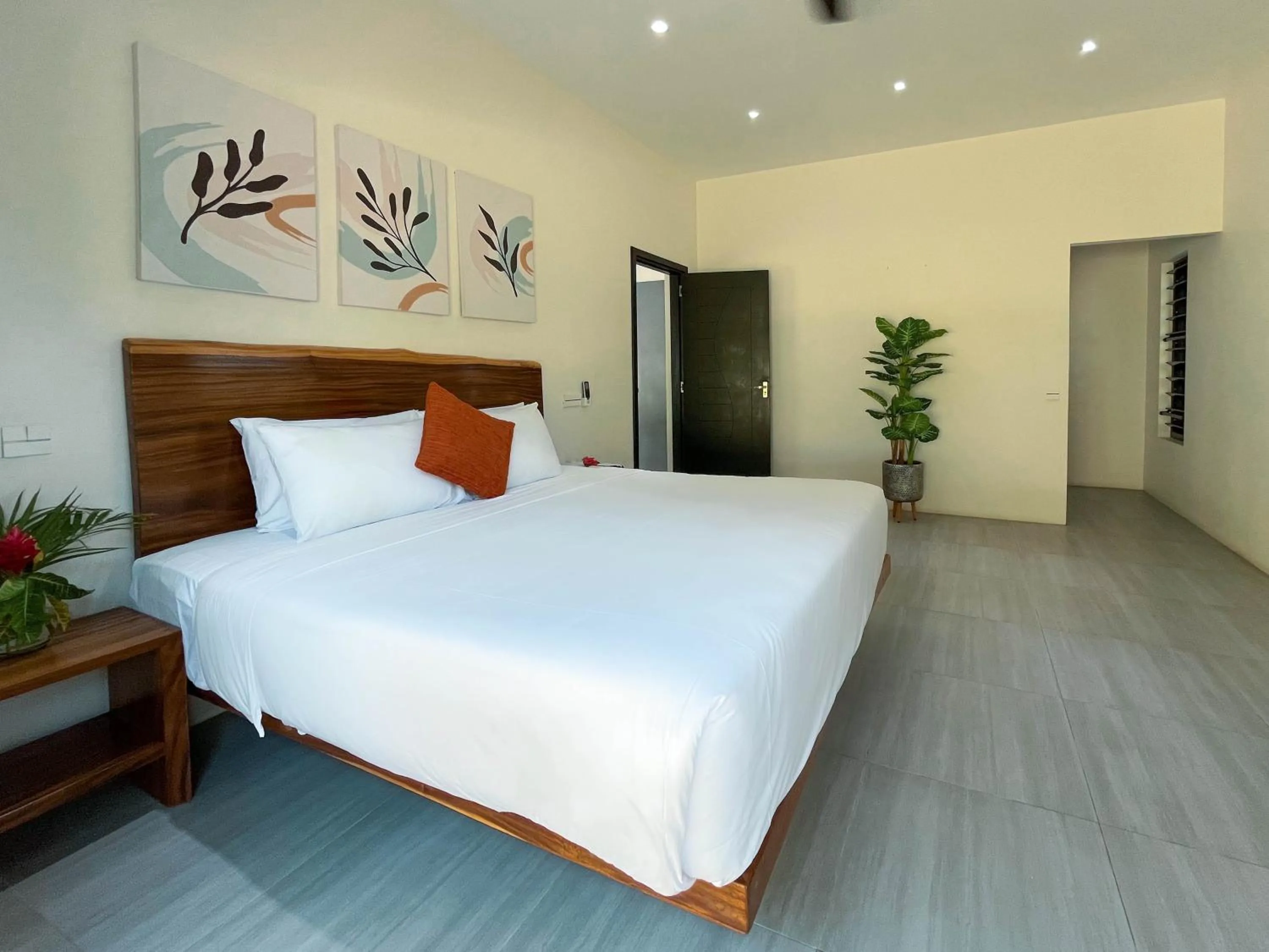 Bed in Naisoso Island Villas - Fiji