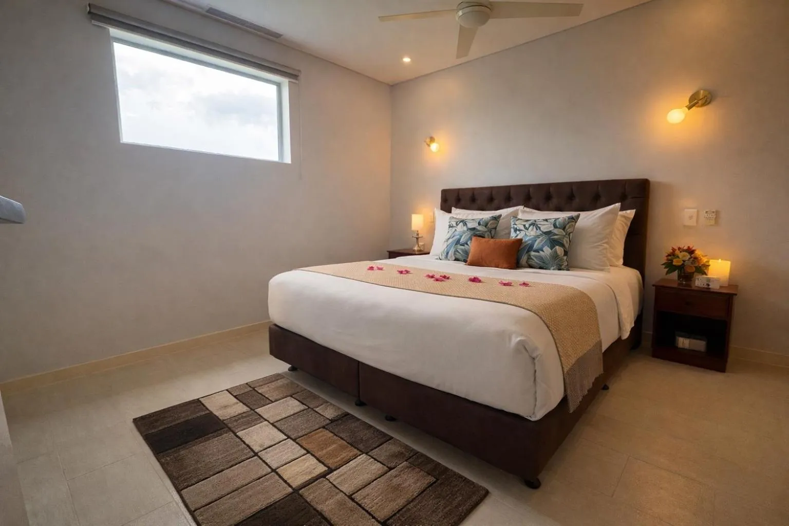 Bed in Naisoso Island Villas - Fiji