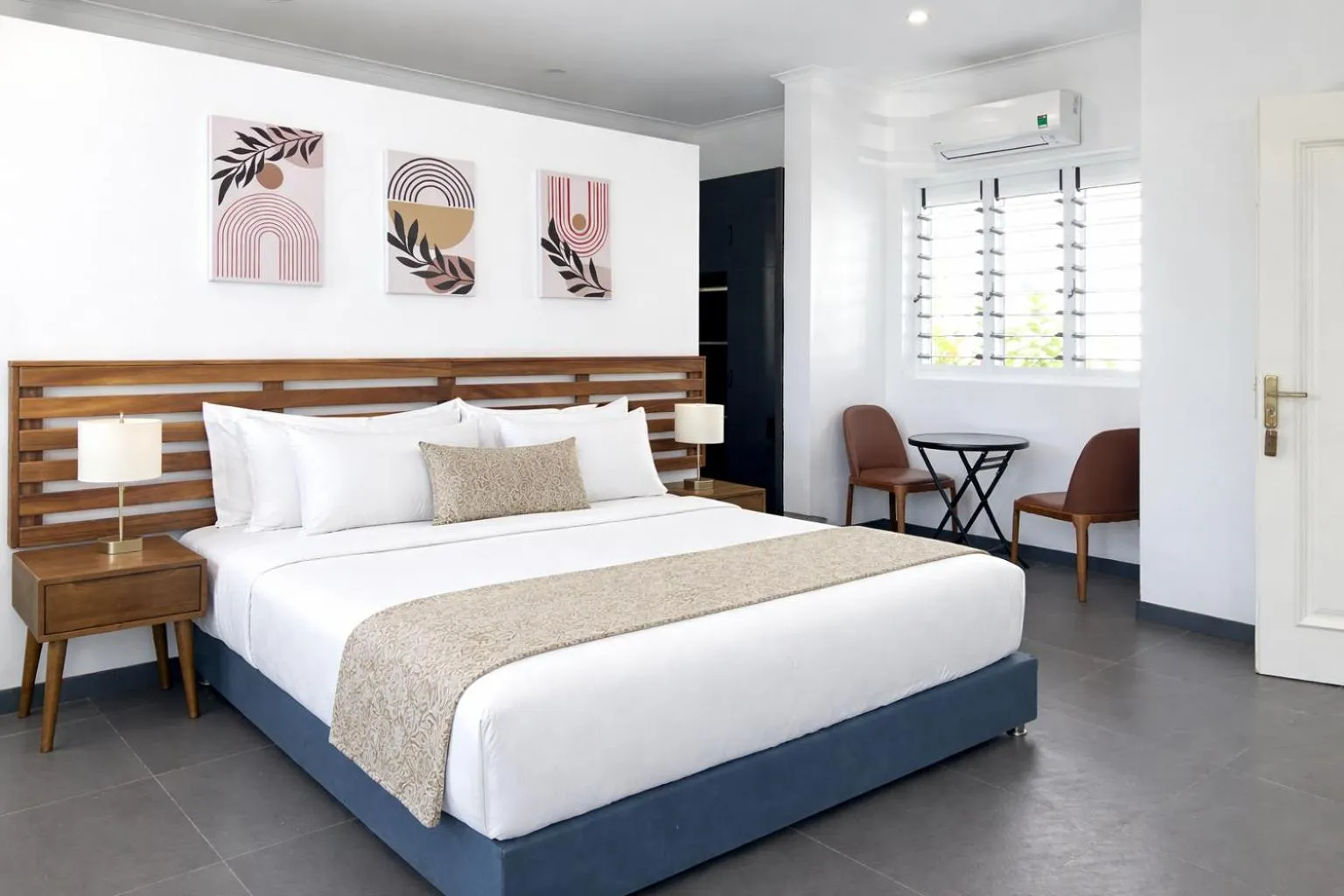 Bed in Naisoso Island Villas - Fiji