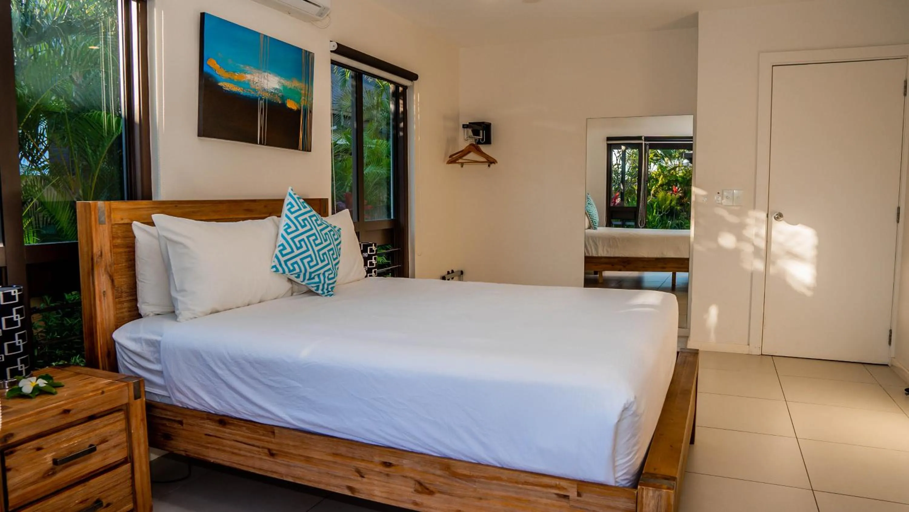 Bed in Naisoso Island Villas - Fiji