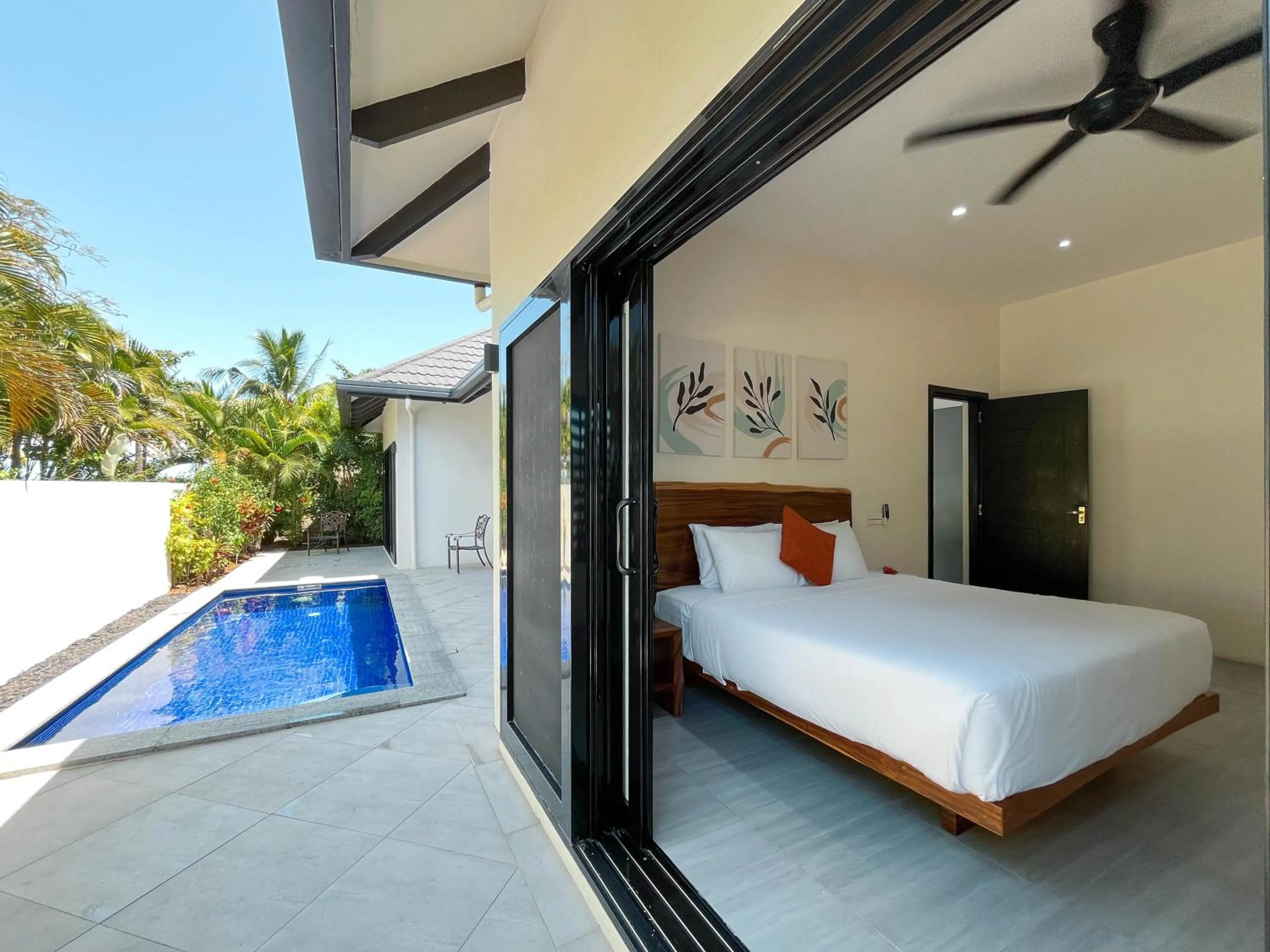 Bed in Naisoso Island Villas - Fiji