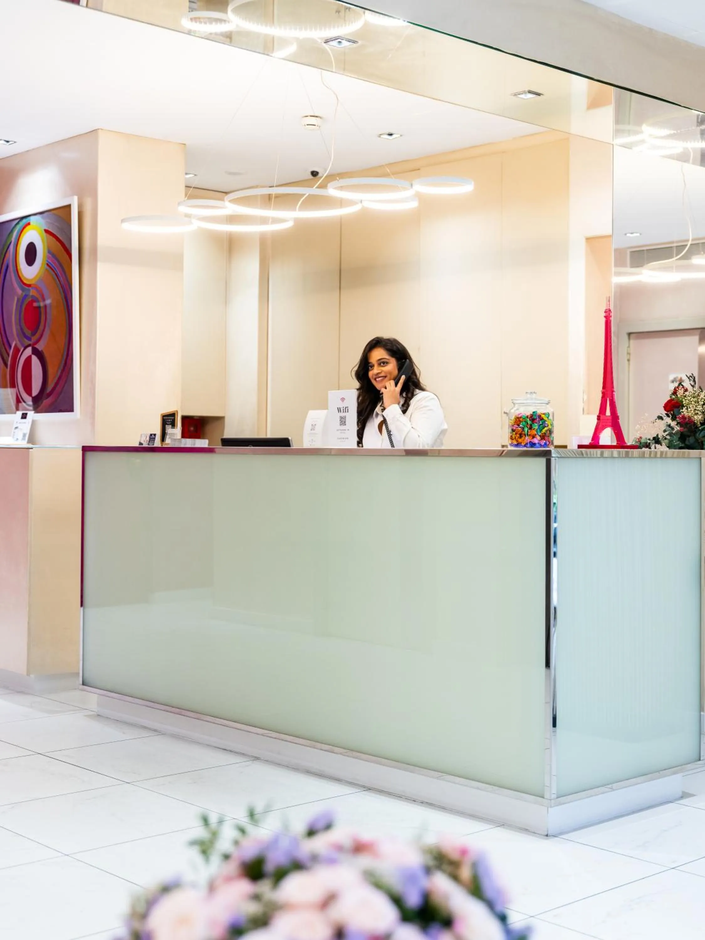 Lobby or reception in Le 7 Eiffel Hotel by Malone