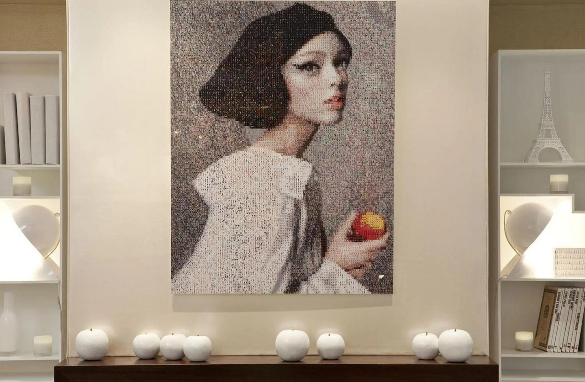 Decorative detail in Le 7 Eiffel Hotel by Malone