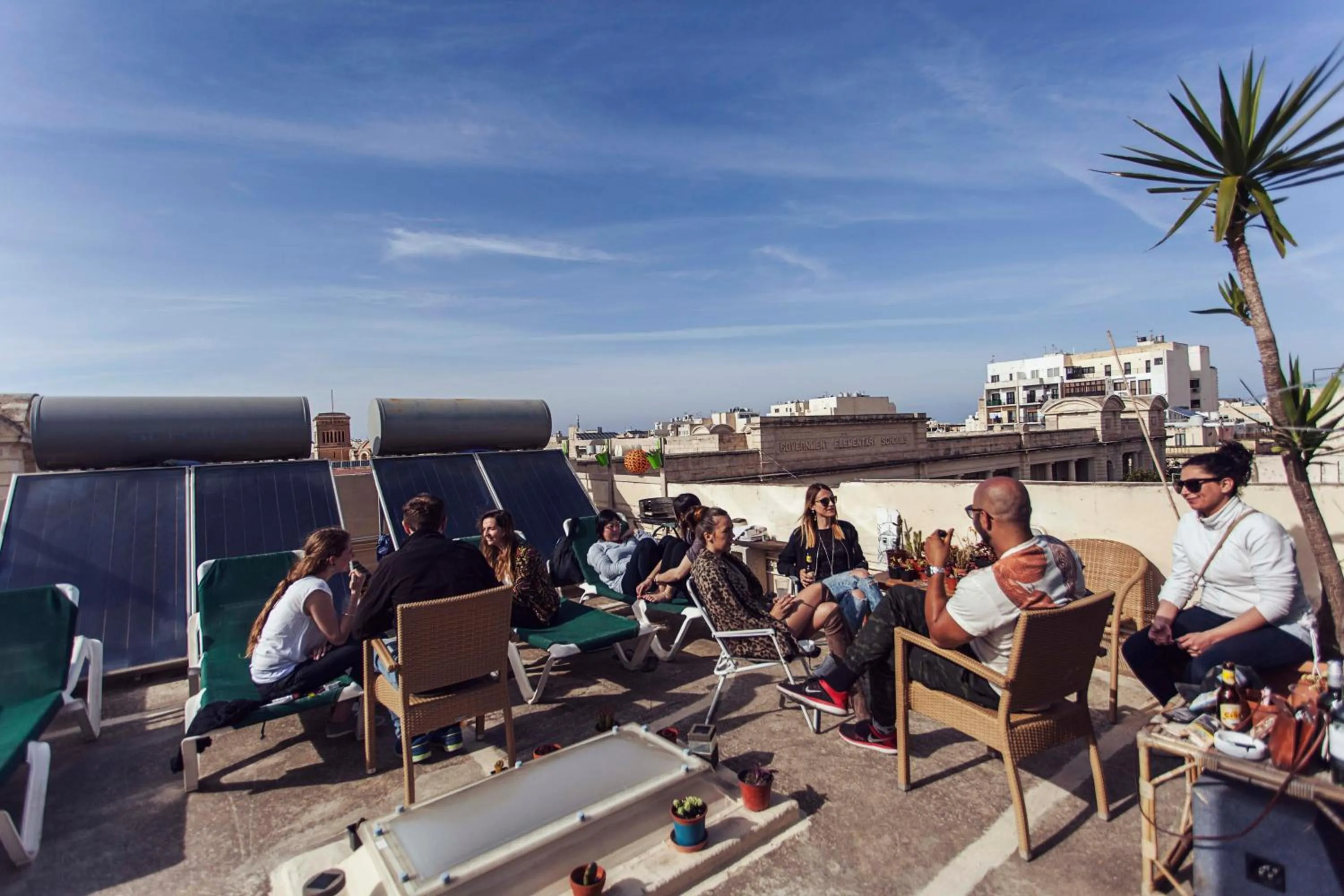 Staff in Granny's Inn Hostel