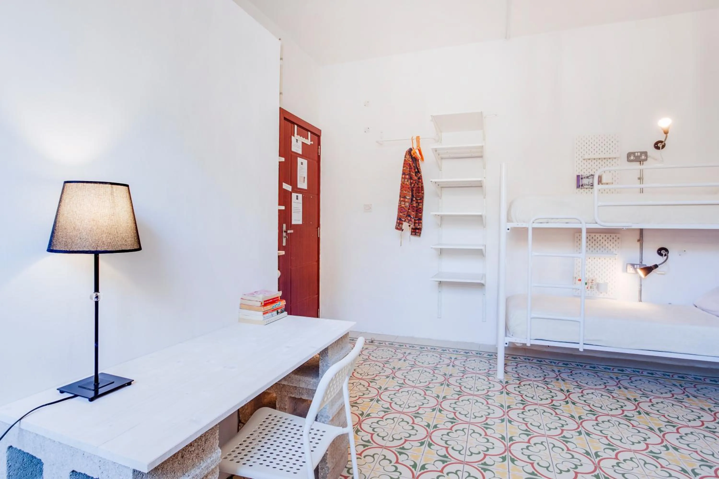 Seating area, Bed in Granny's Inn Hostel