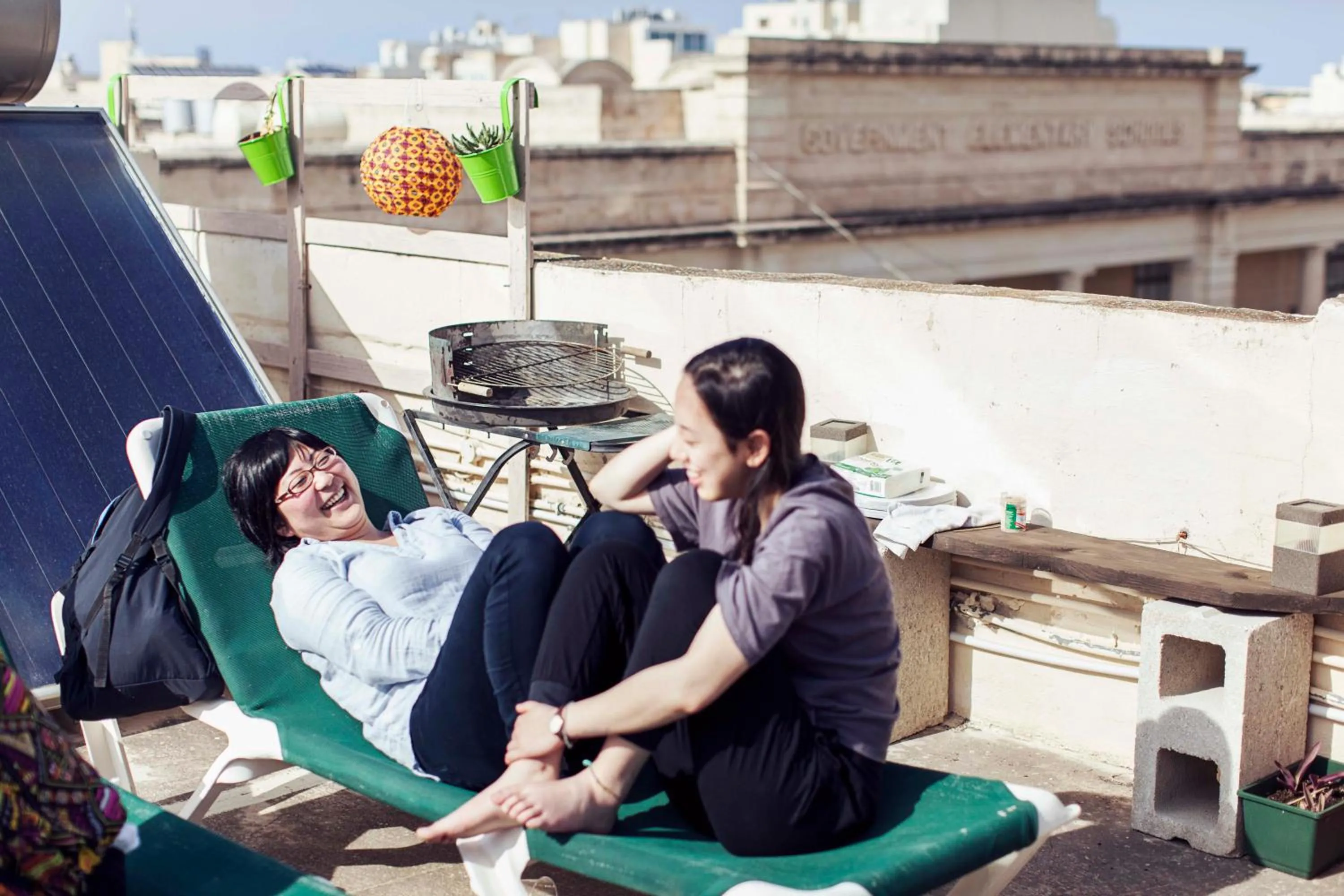 Staff in Granny's Inn Hostel